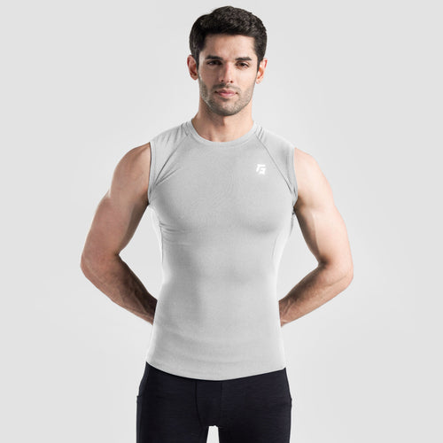 GA Compression Sleeveless 2.0 (Silver Grey)