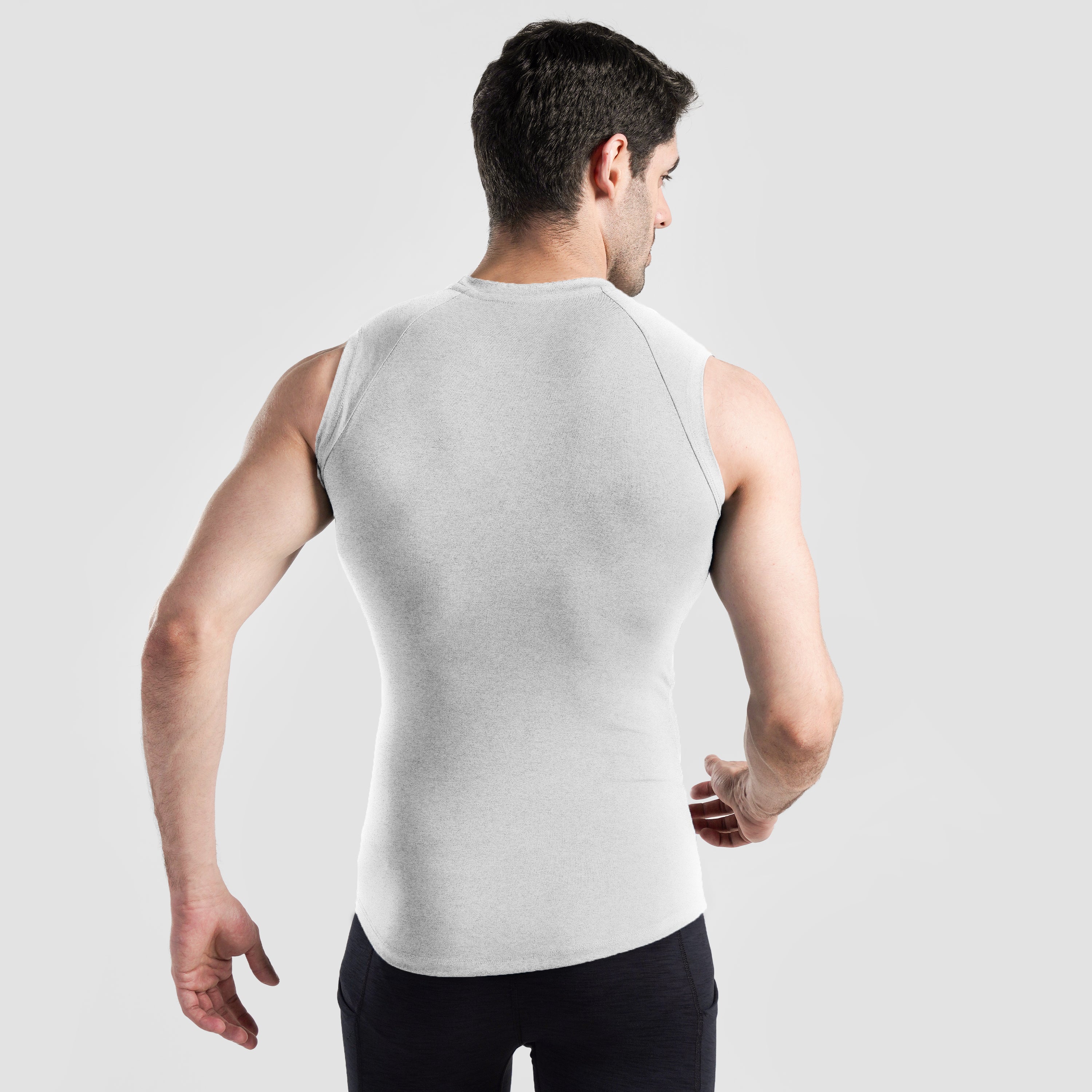 GA Compression Sleeveless 2.0 (Silver Grey)