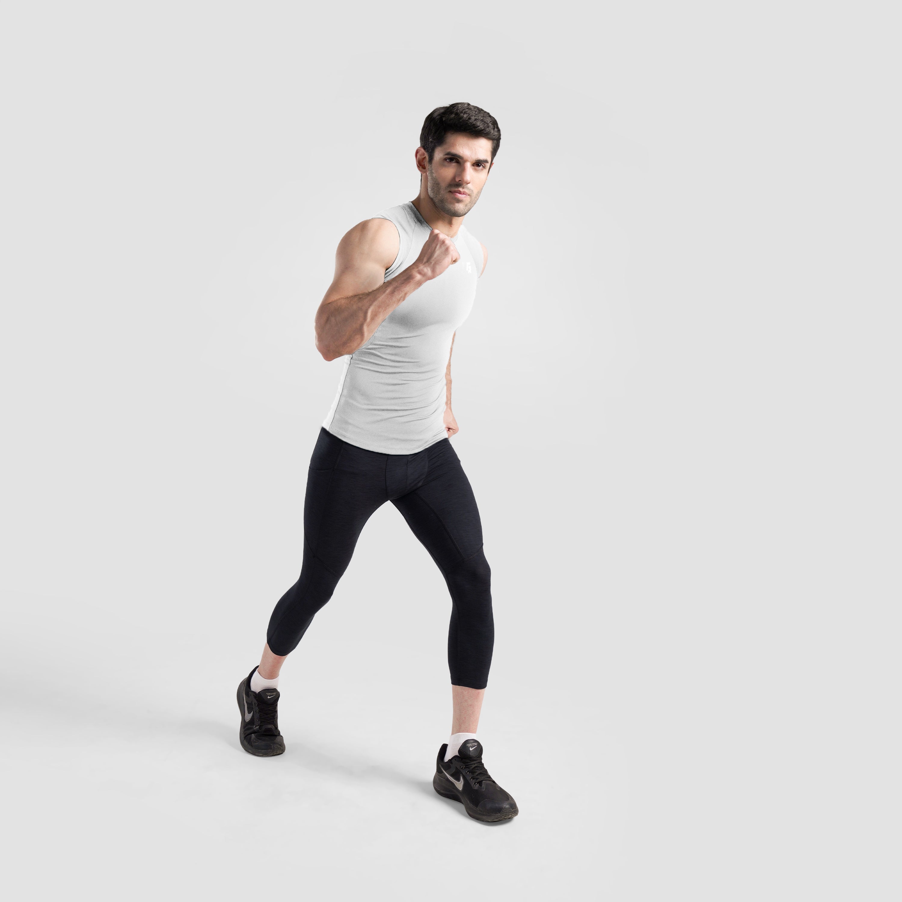 GA Compression Sleeveless 2.0 (Silver Grey)