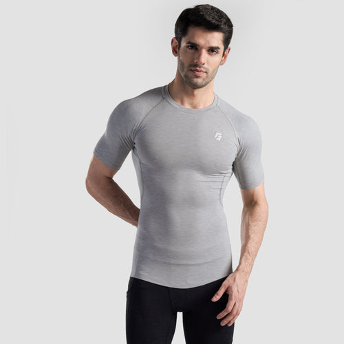 GA Compression Short Sleeves (Sliver Grey)