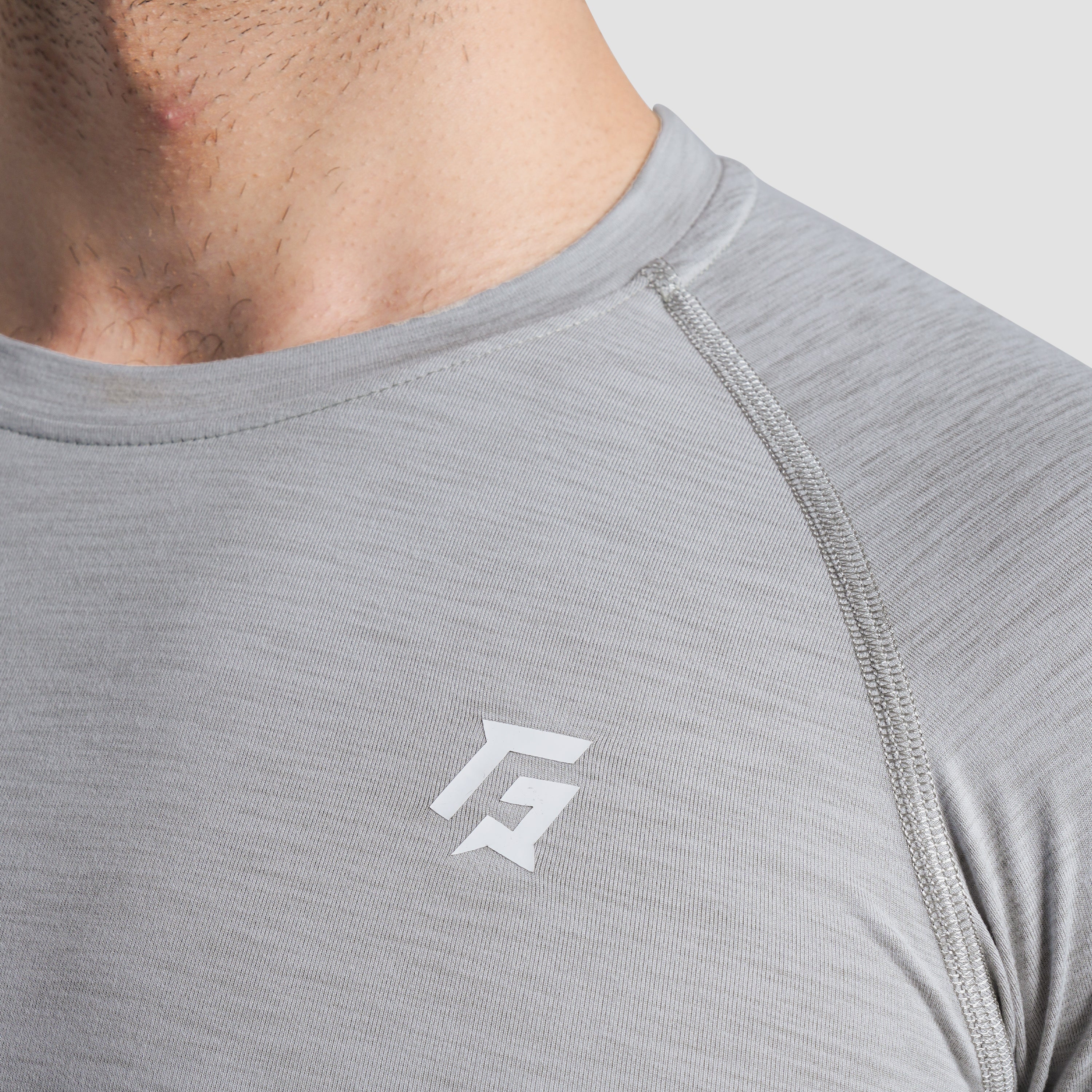 GA Compression Short Sleeves (Sliver Grey)