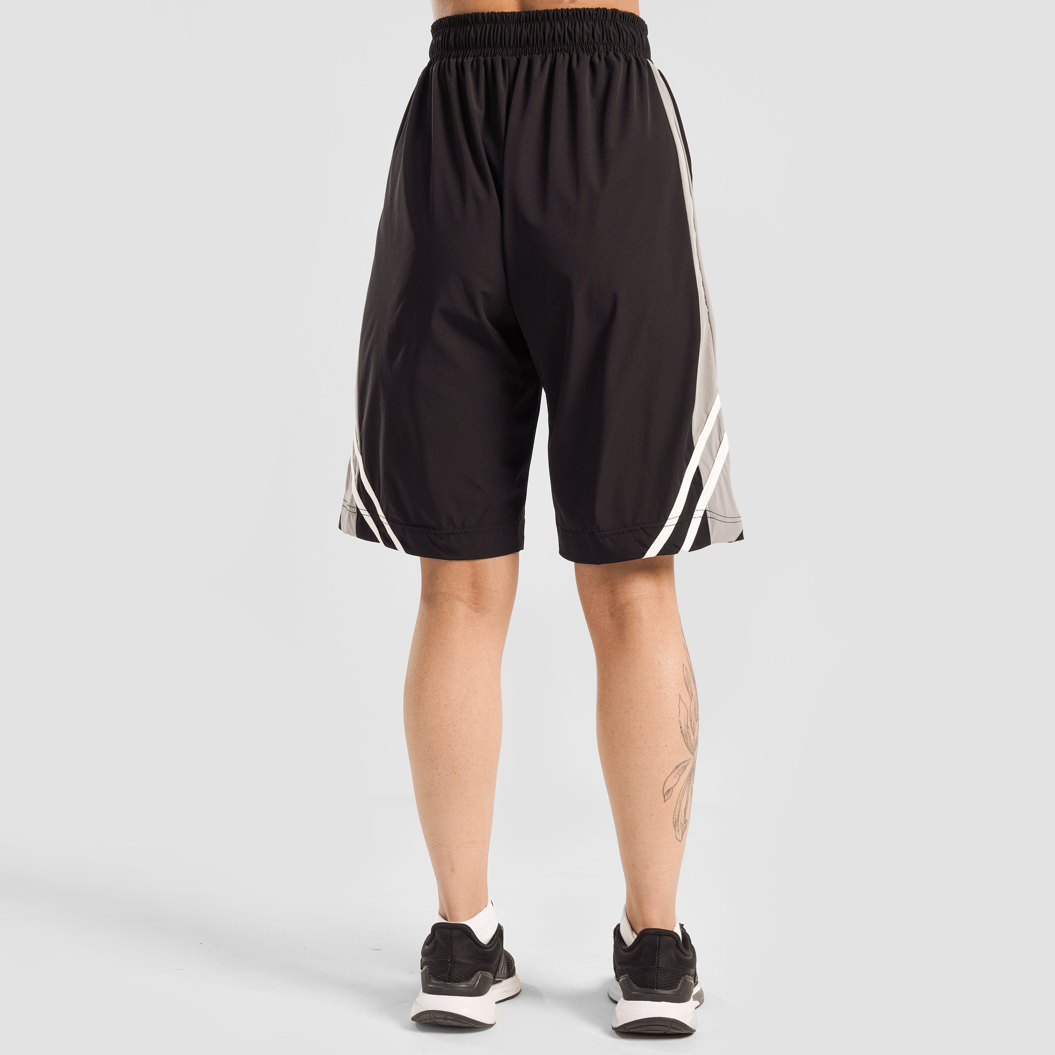 Double Stripe Shorts (Black)