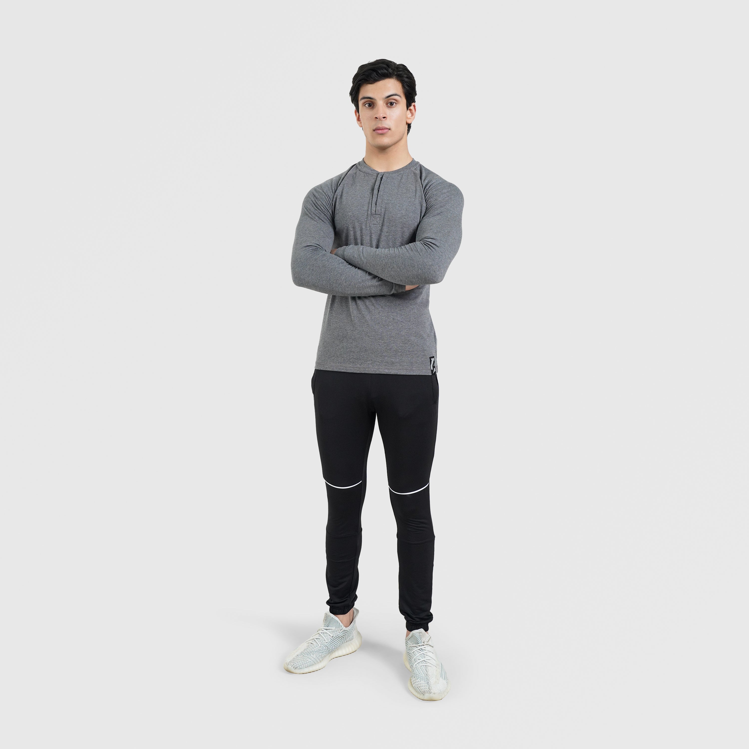 M024 Long Sleeves Tee (Charcoal)