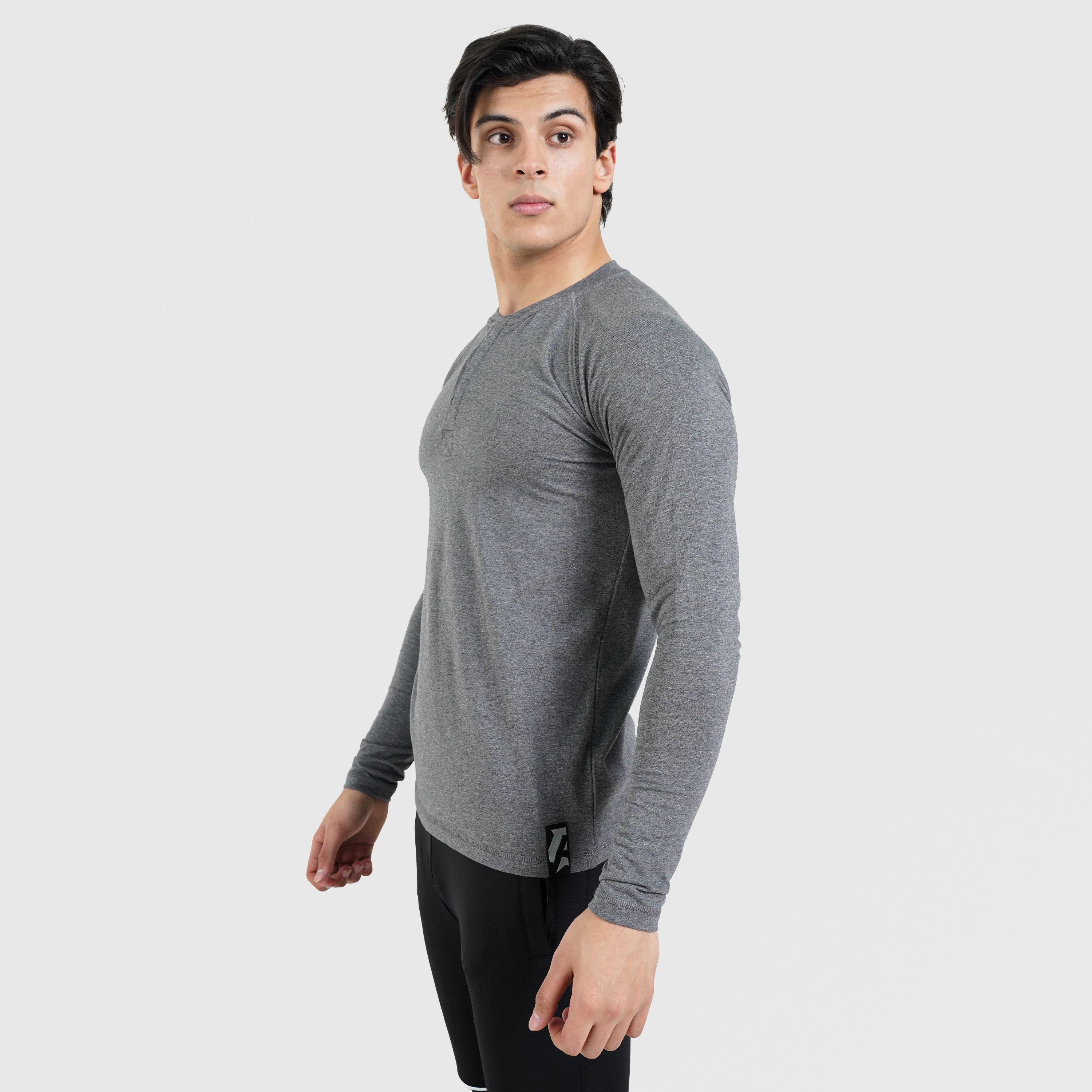 M024 Long Sleeves Tee (Charcoal)