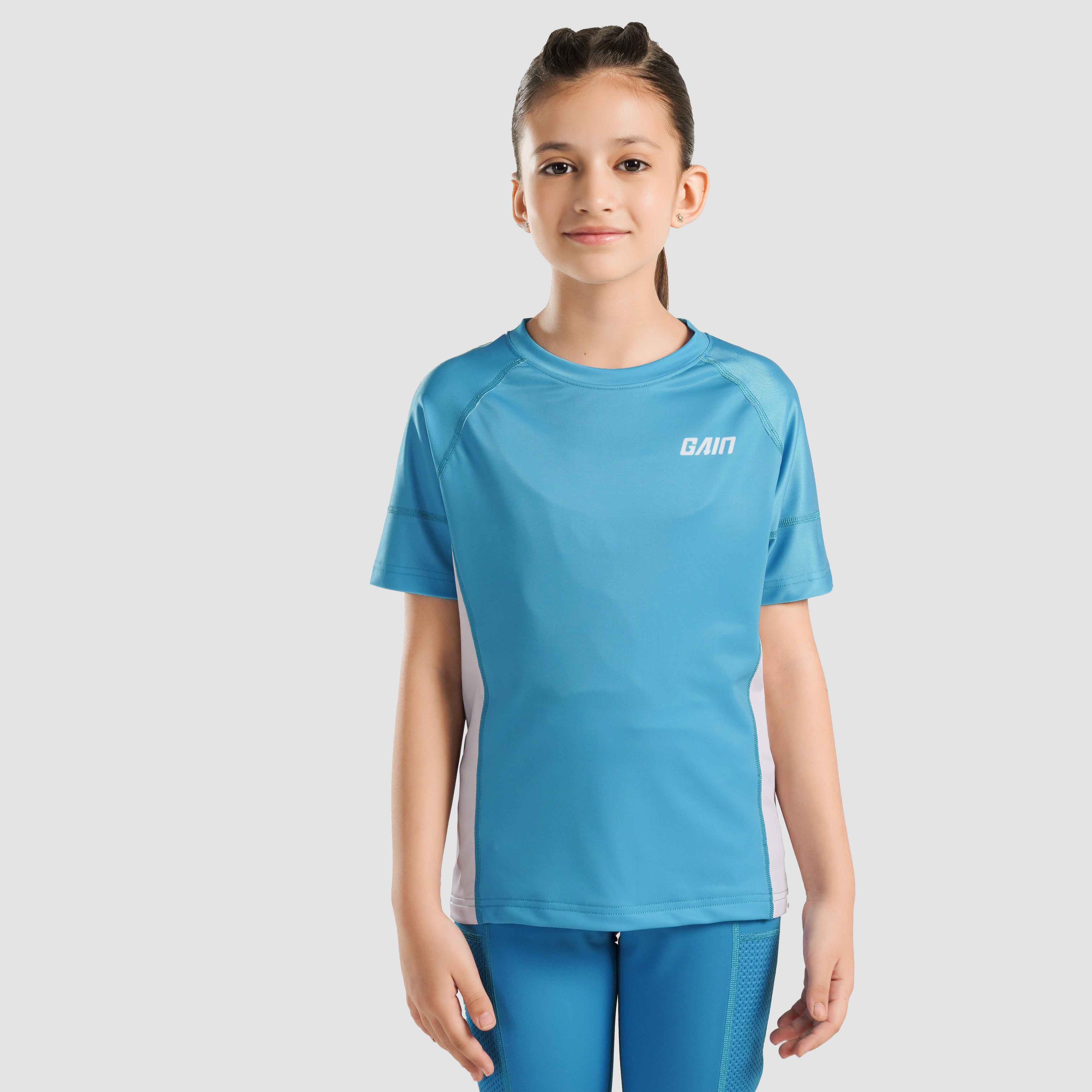 Swimrider Tee (Aqua Blue)