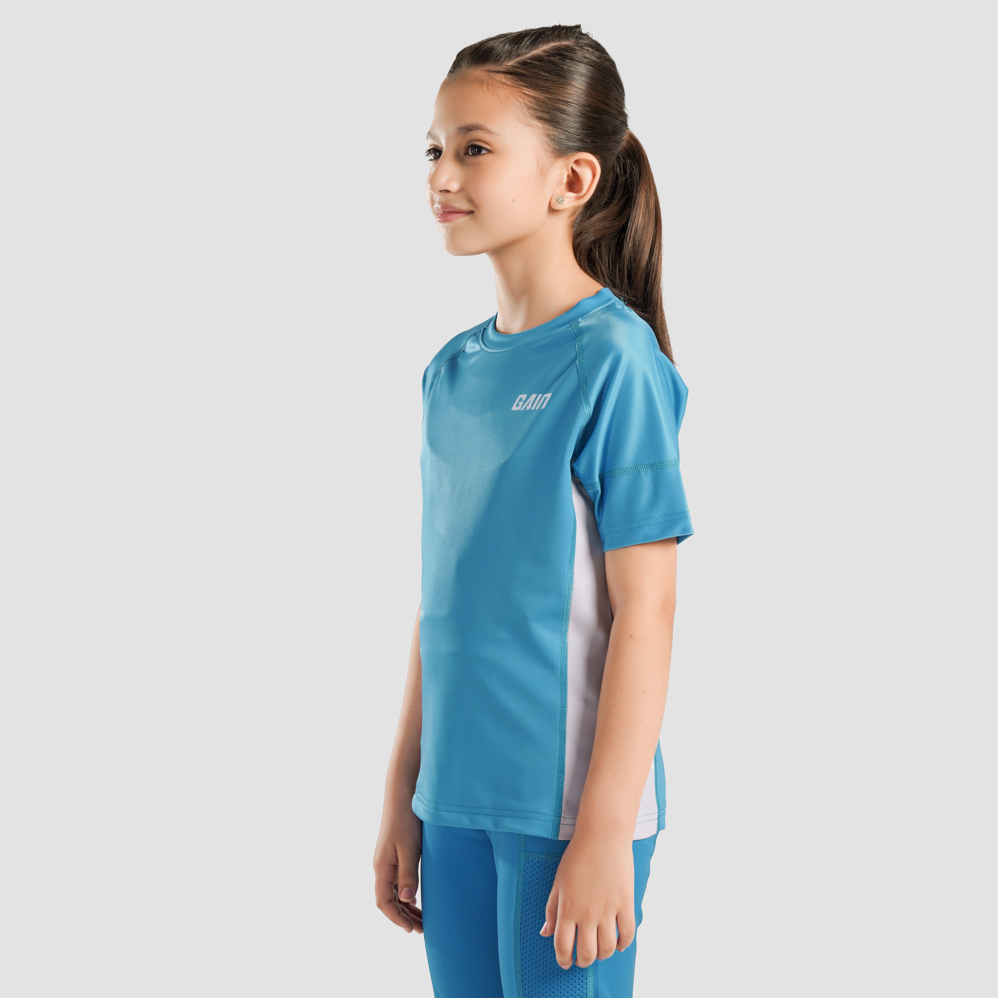 Swimrider Tee (Aqua Blue)