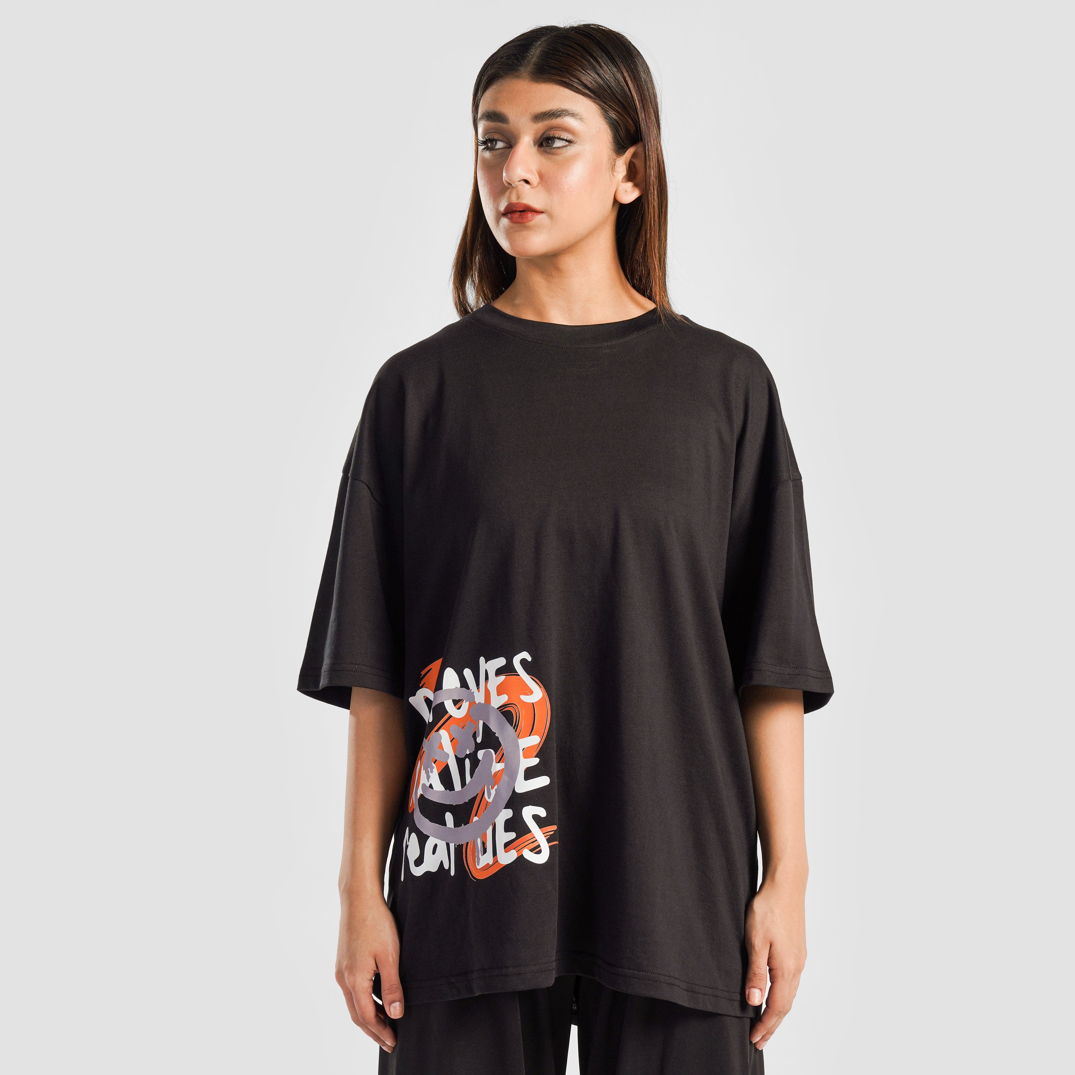 Smudge Smile Tee (Black)