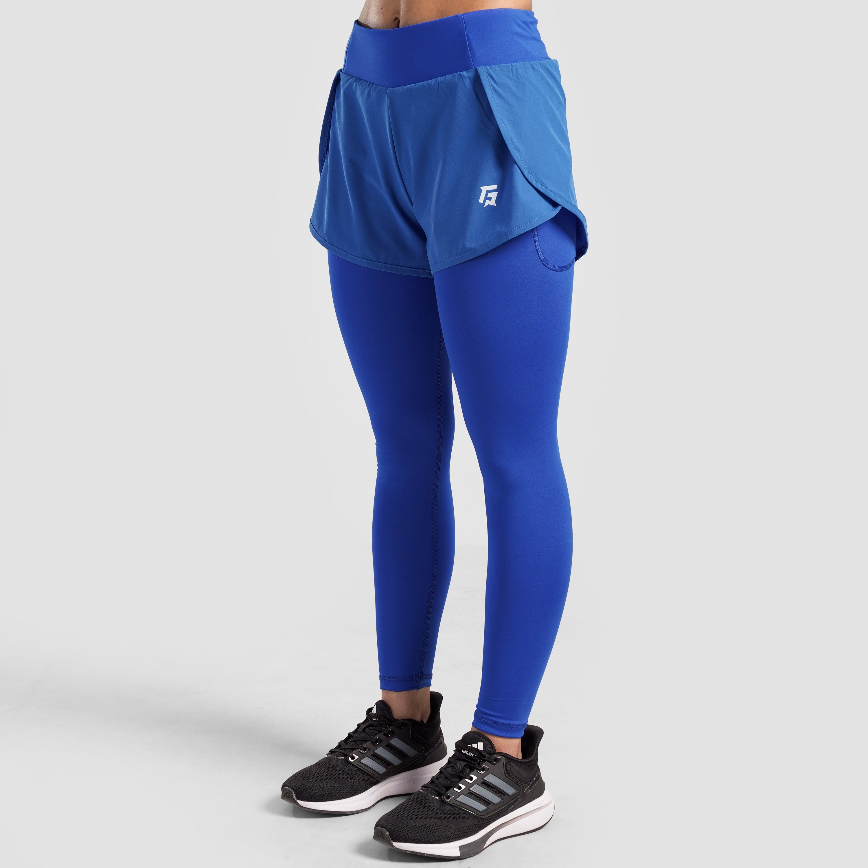 Compression Leggings Shorts (Electric Blue)