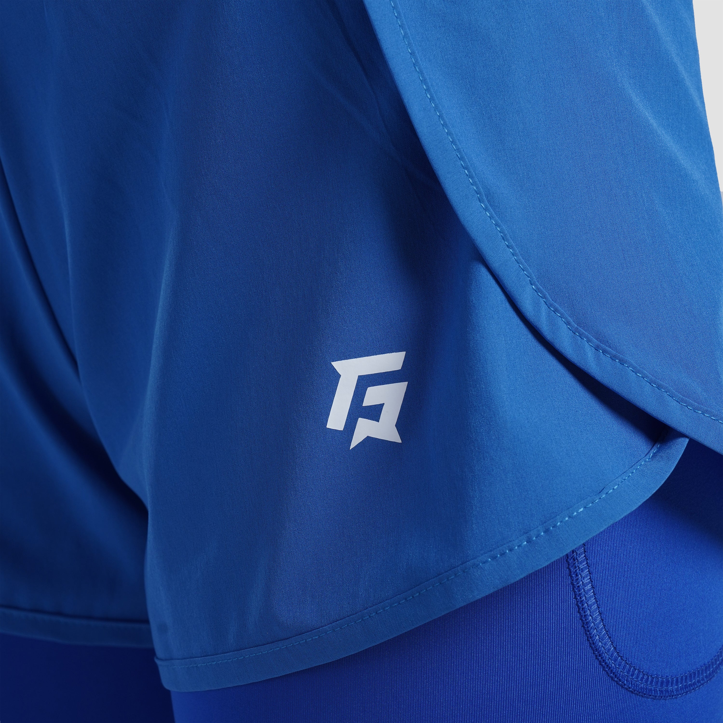 Compression Leggings Shorts (Electric Blue)