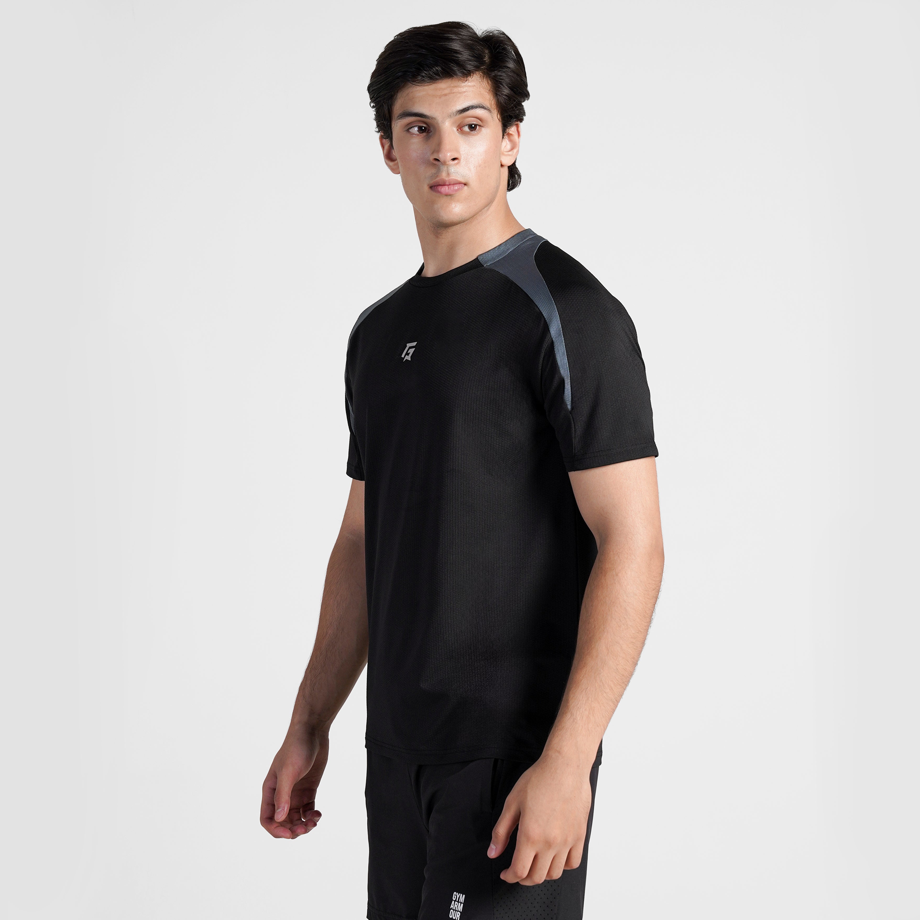 Torque Tee (Black-Grey)