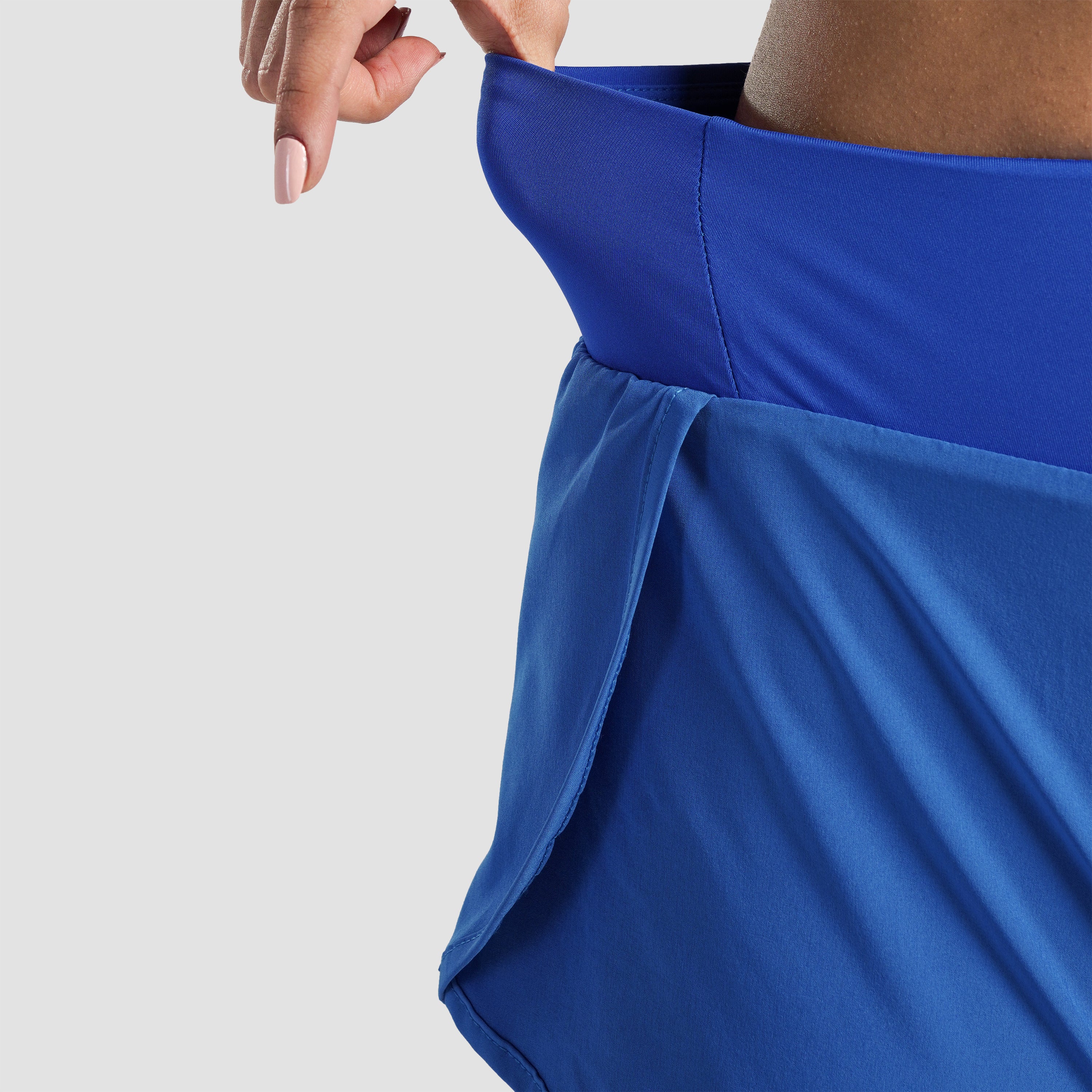 Compression Leggings Shorts (Electric Blue)