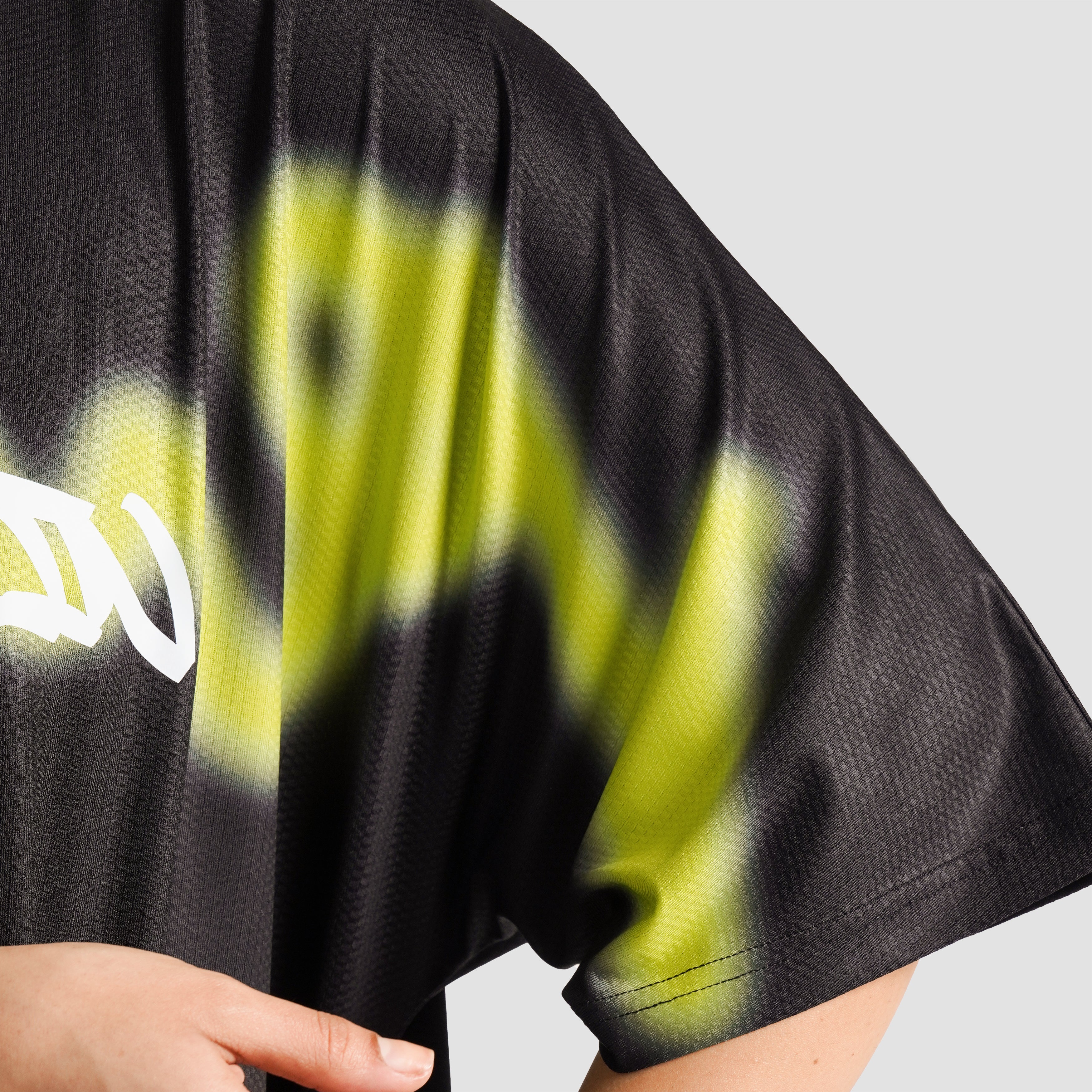 Overspray T-Shirt (Black with Neon Green)