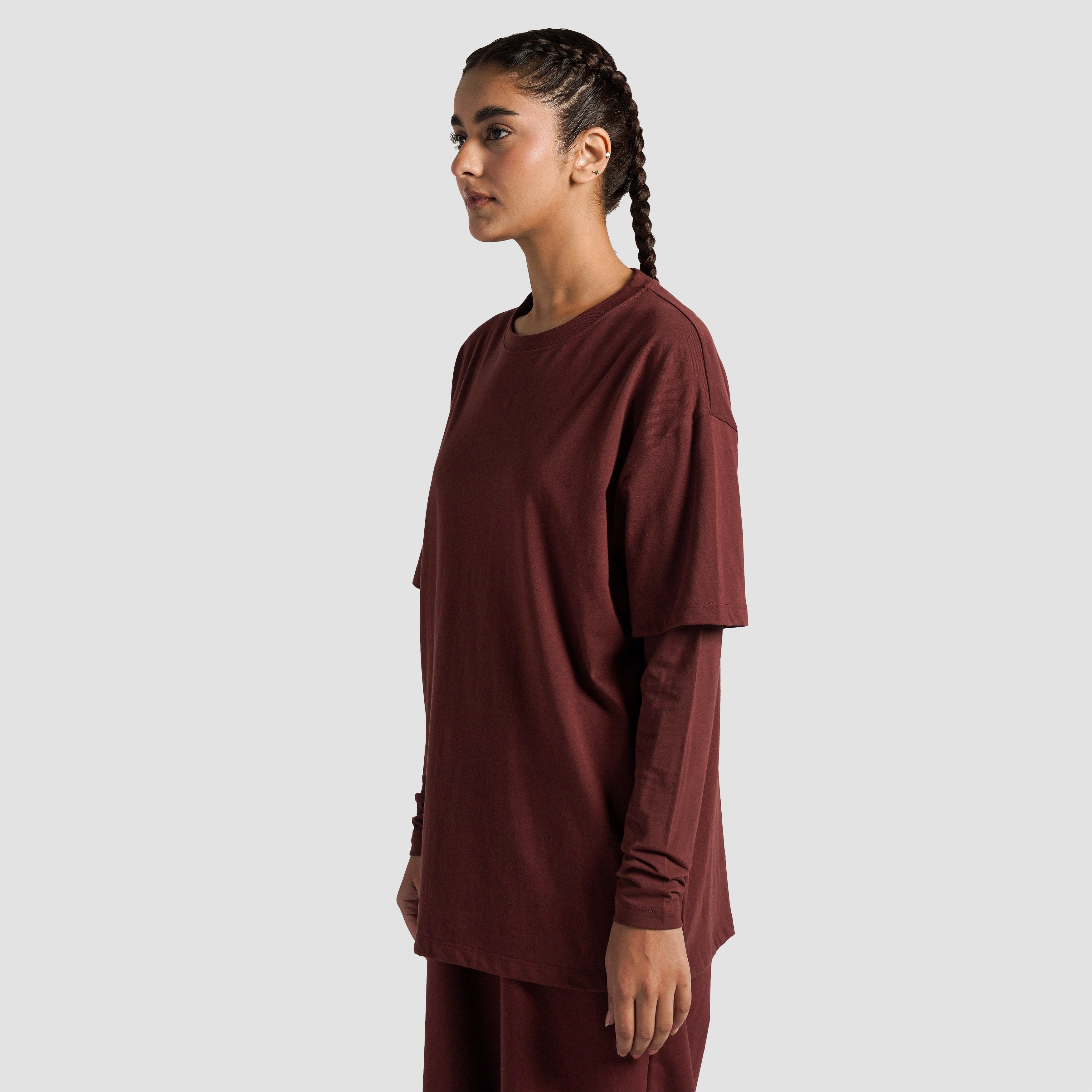 Modest Tee (Maroon)