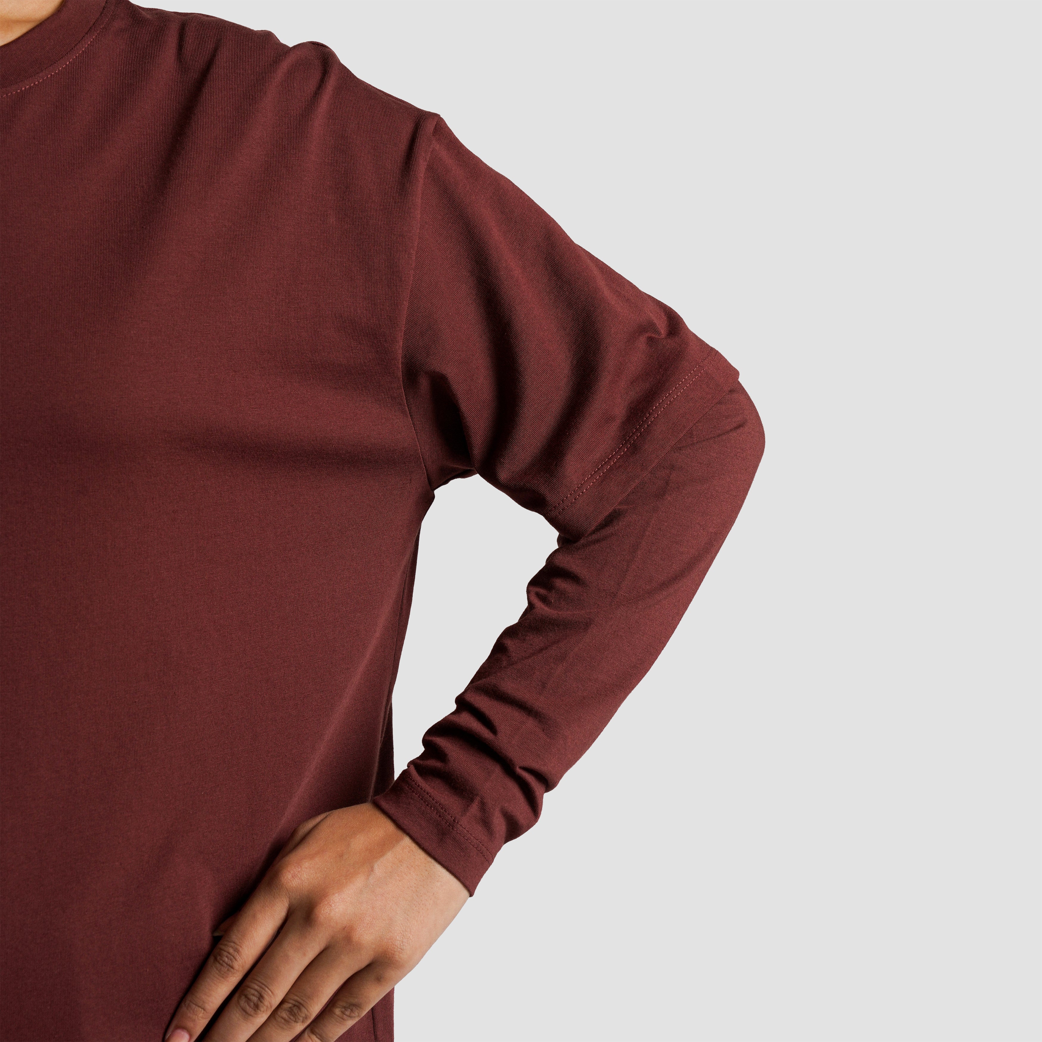 Modest Tee (Maroon)