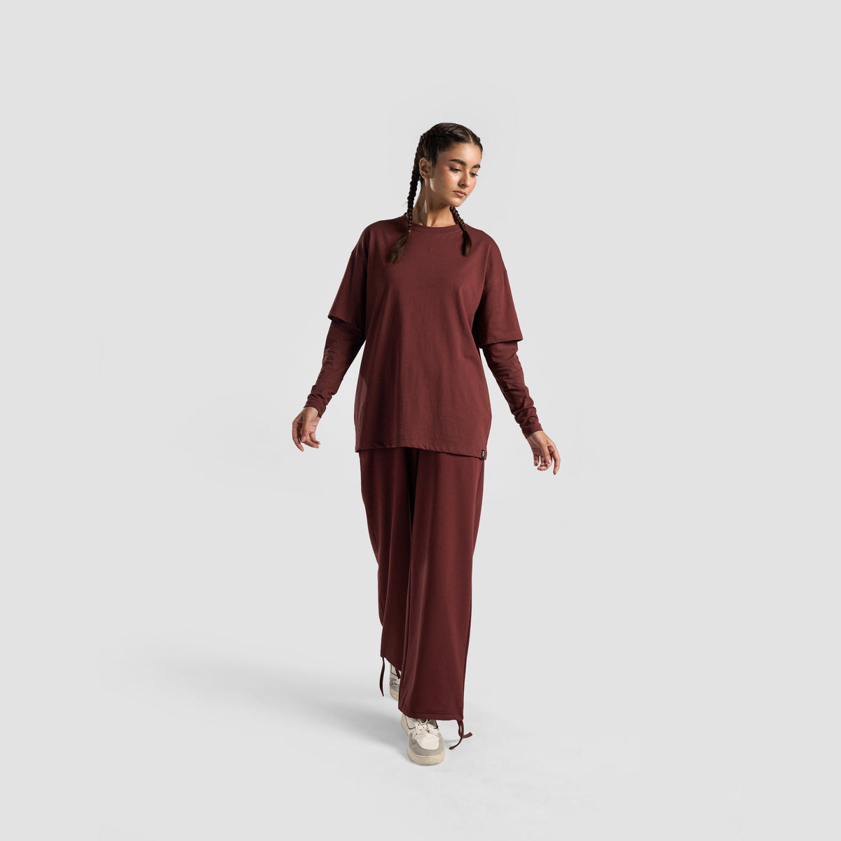 Modest Tee (Maroon)