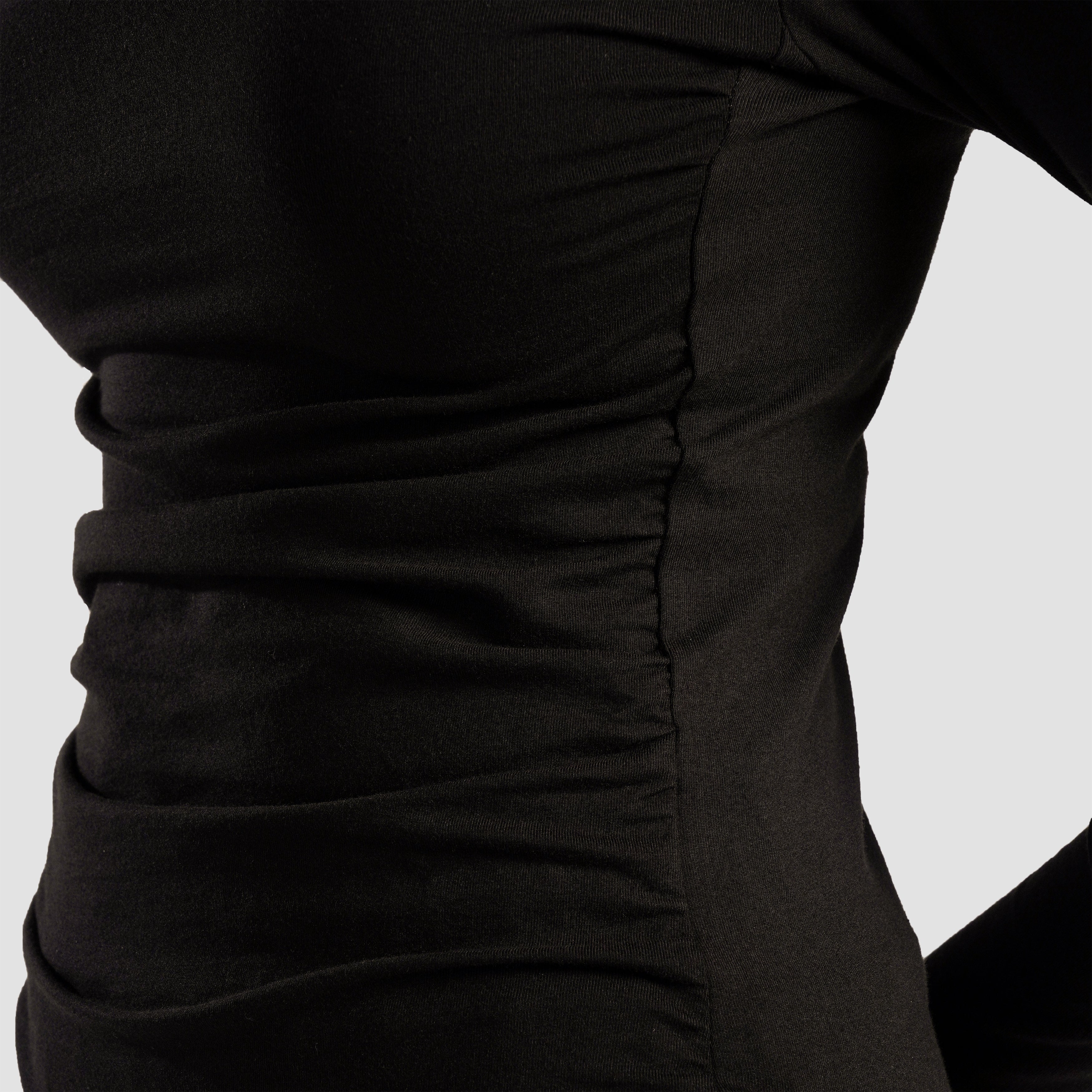Side Gather Top (Black)