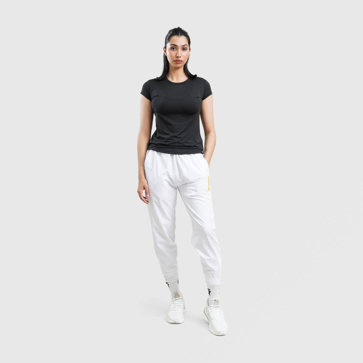 women gym t-shirt sportswear breathable workout tee fabric detail Women T-Shirt GymArmour Pakistan