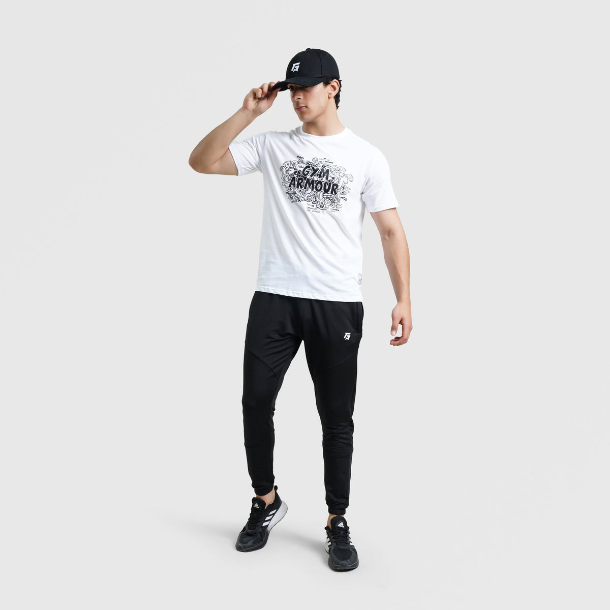 men gym trousers workout pants breathable fitness training bottoms fabric detail Men Gym Trousers Gym Armour Pakistan