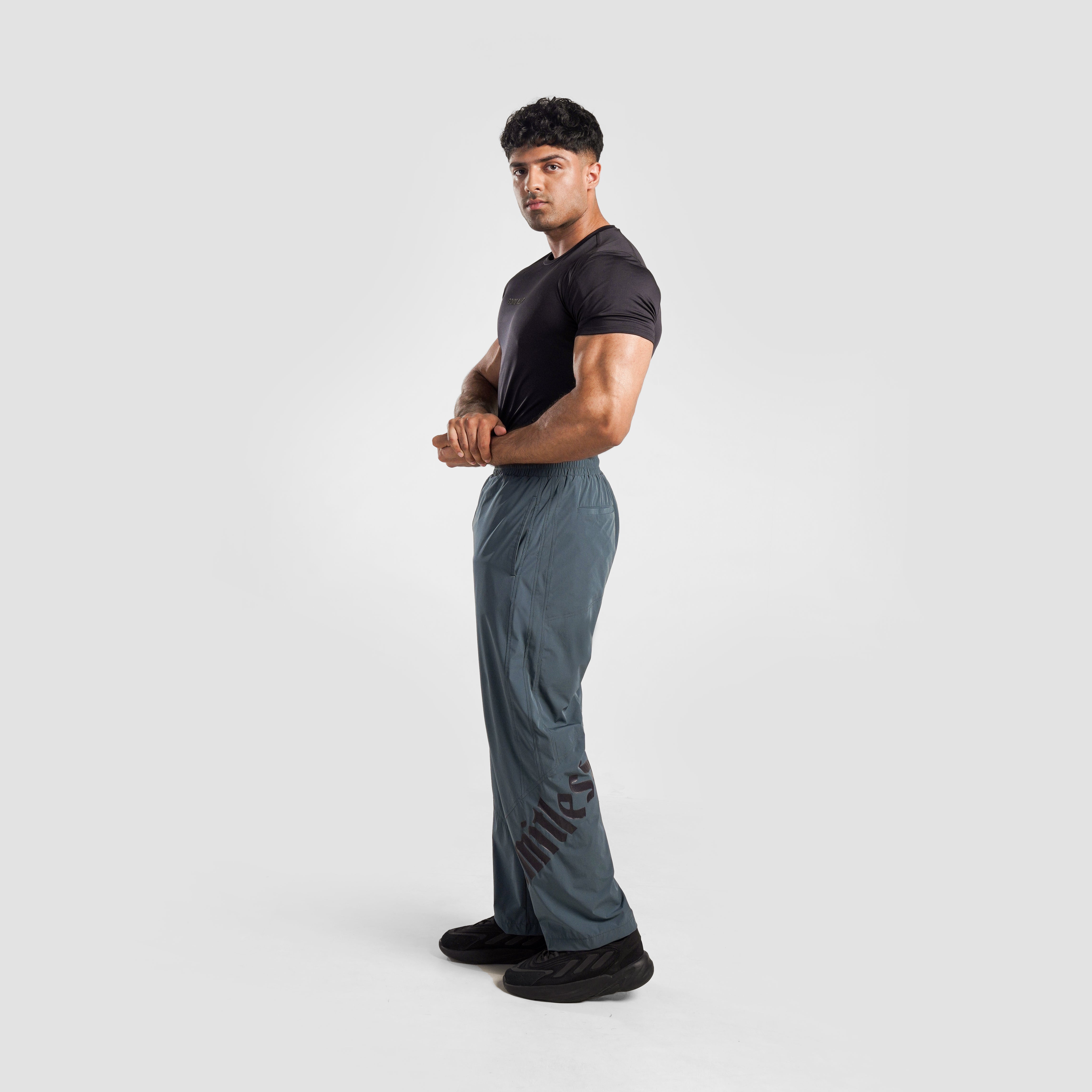 Race Track Trousers (Dark Grey)