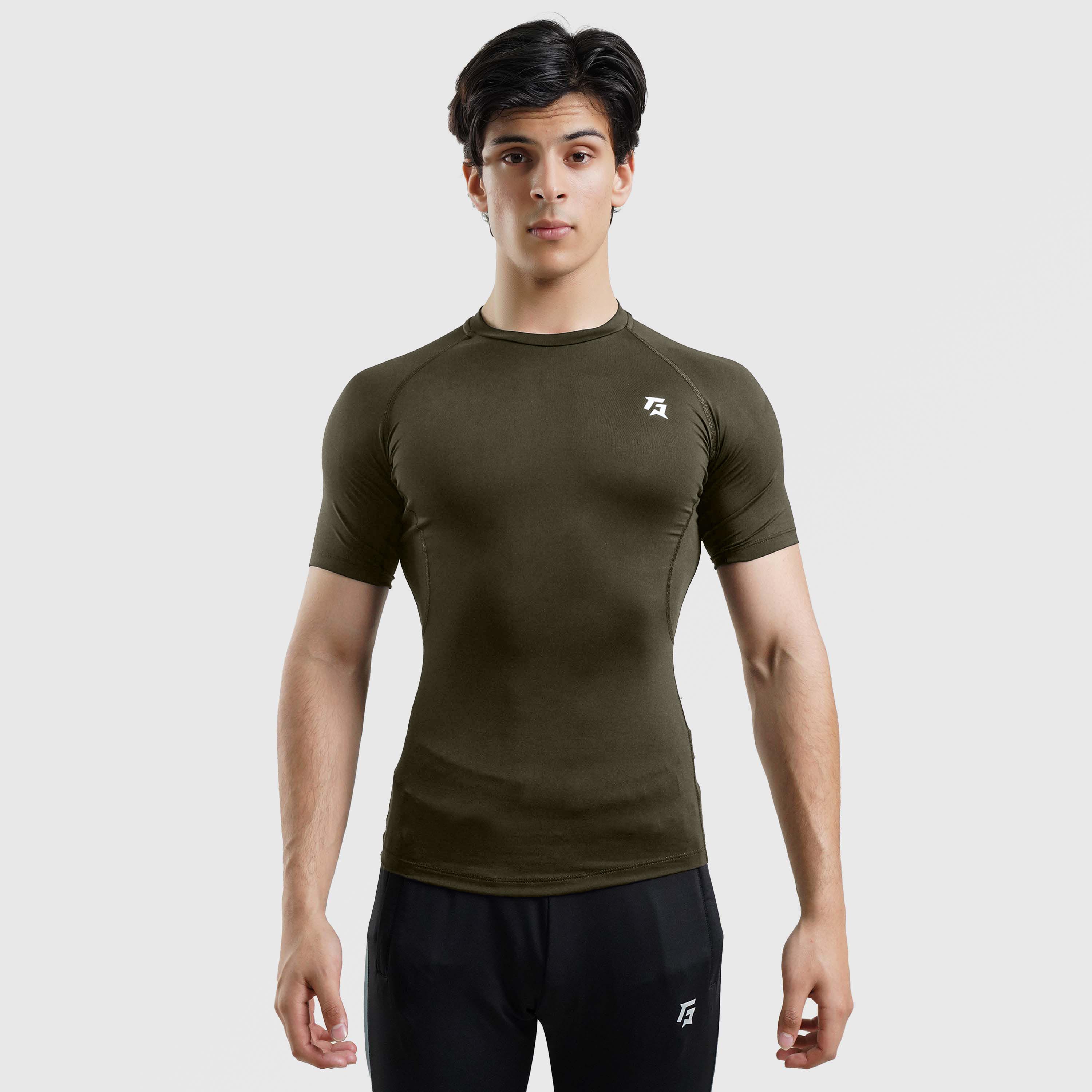 GA Compression Short Sleeves (Olive)