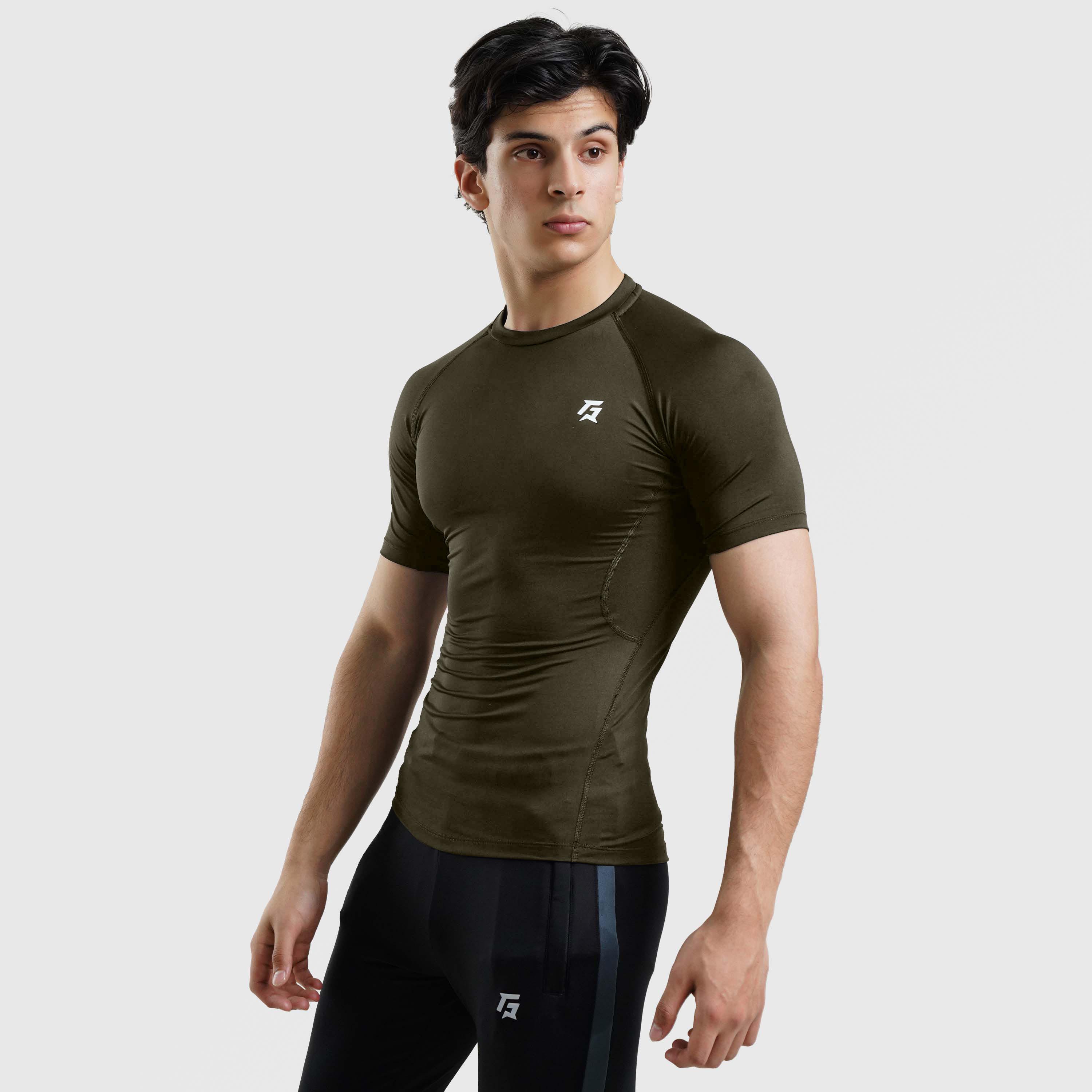 GA Compression Short Sleeves (Olive)