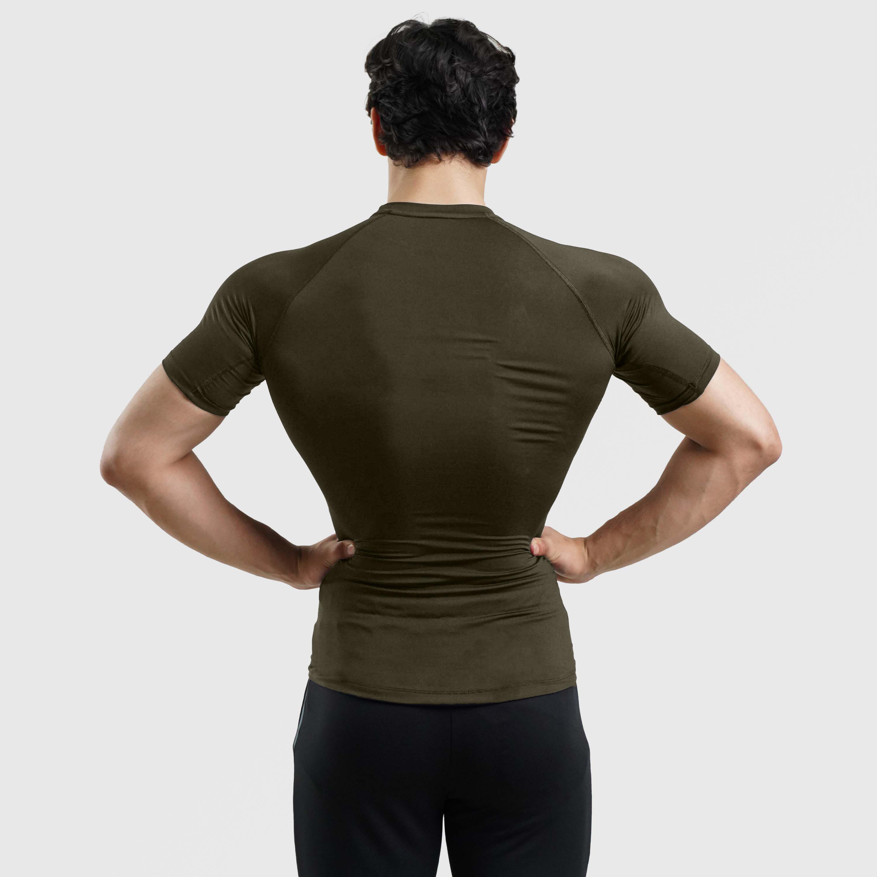 GA Compression Short Sleeves (Olive)