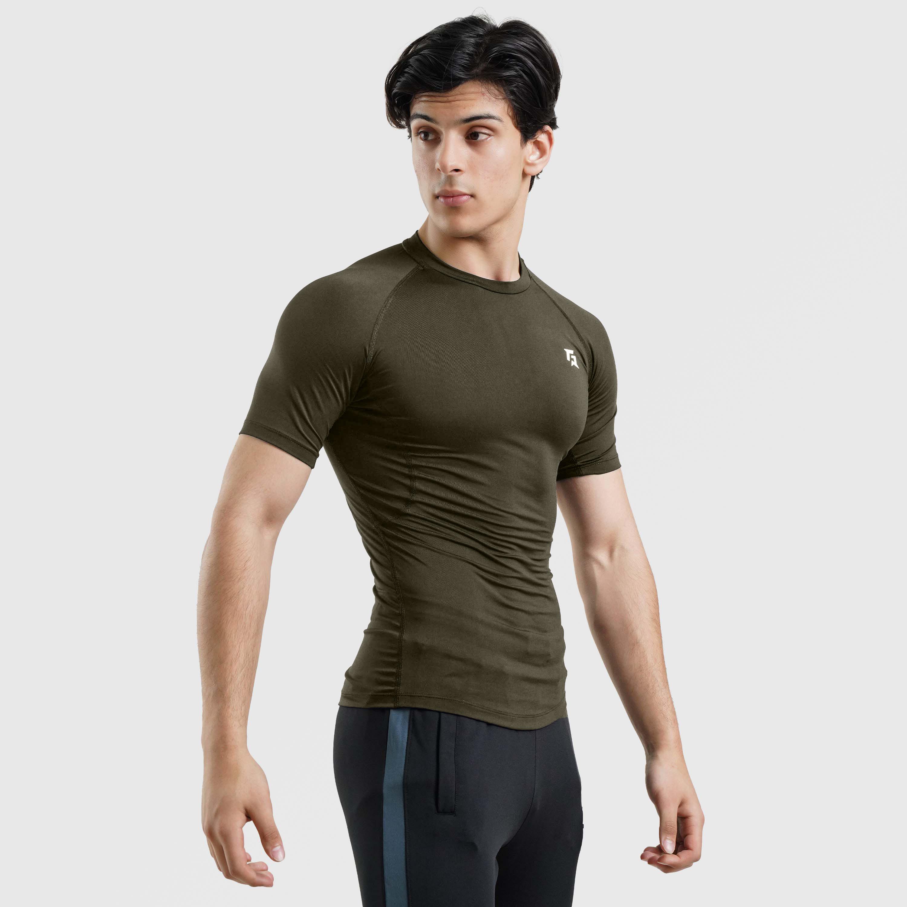 GA Compression Short Sleeves (Olive)