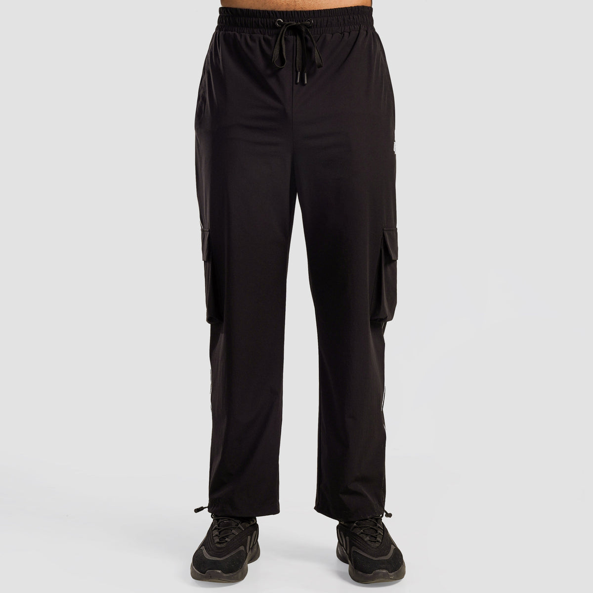 Back view of Black Flex Pocket Trouser for men