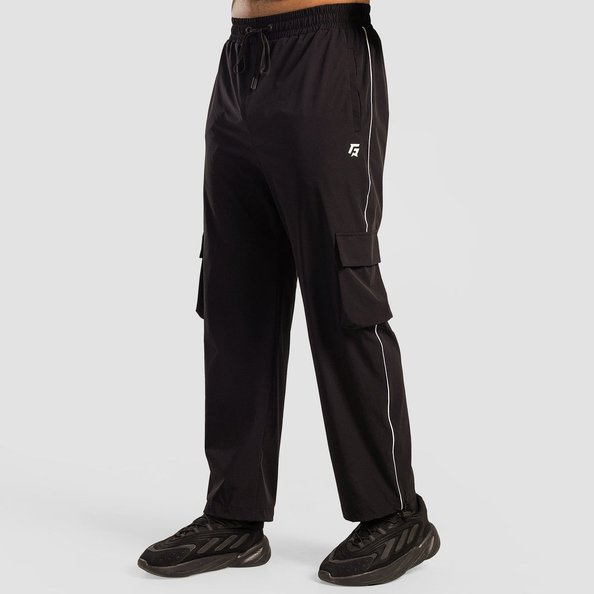 Black Flex Pocket Trouser for men front view