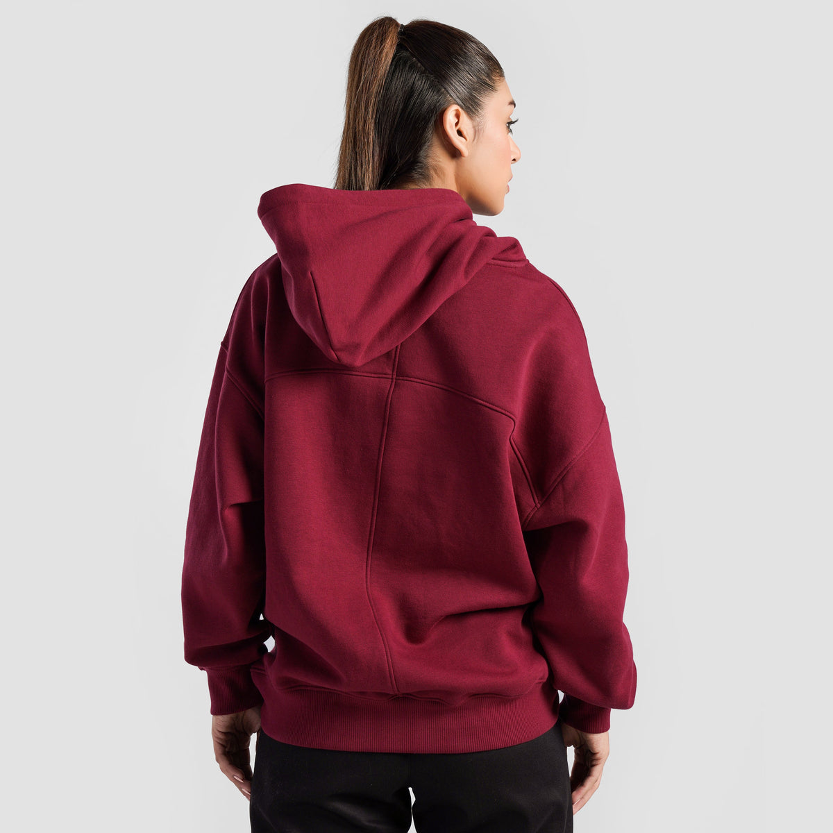 women gym jacket zip up workout sportswear back view Women Gym Jacket GymArmour Pakistan