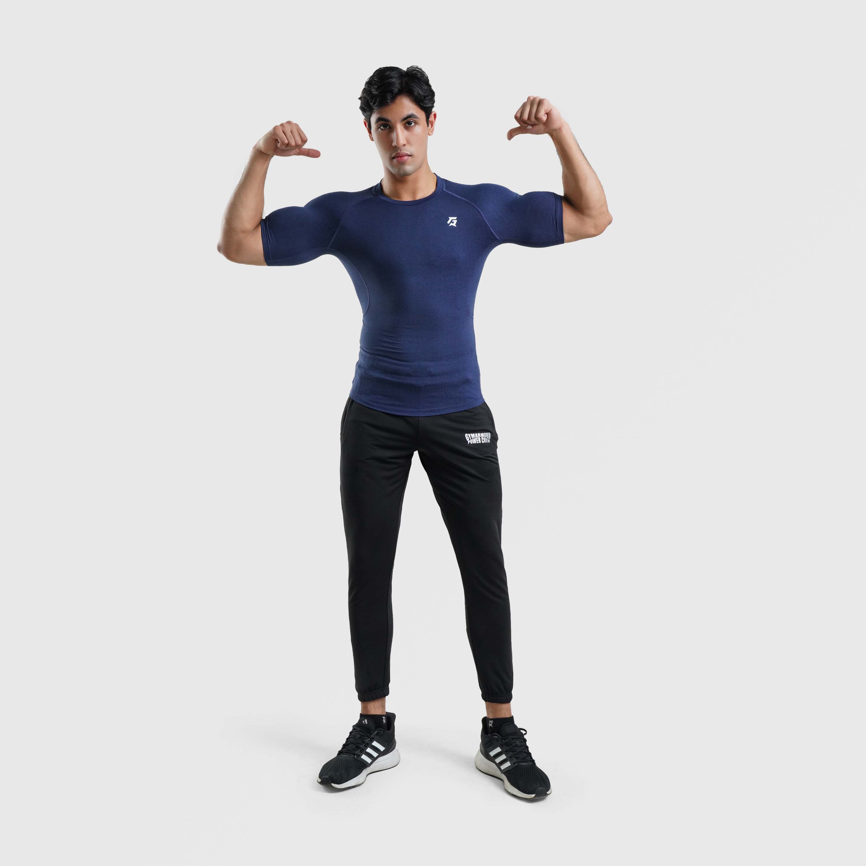 GA Compression Short Sleeves (Navy)