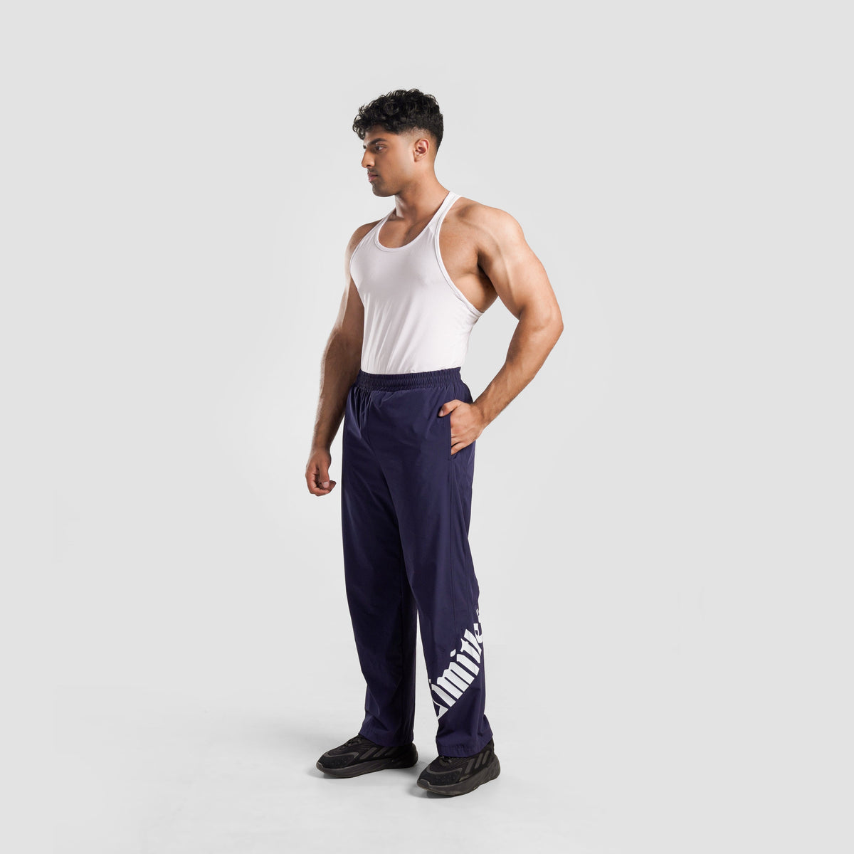 men gym trousers workout pants breathable fitness training bottoms fabric detail Men Gym Trousers GymArmour Pakistan