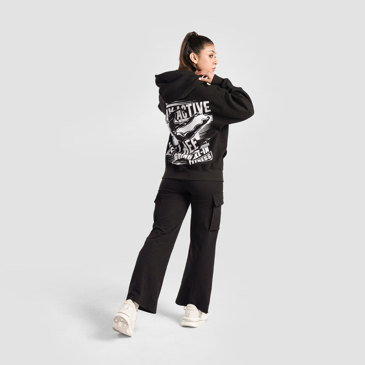 women gym jacket zip up workout sportswear fit view Women Gym Jacket GymArmour Pakistan