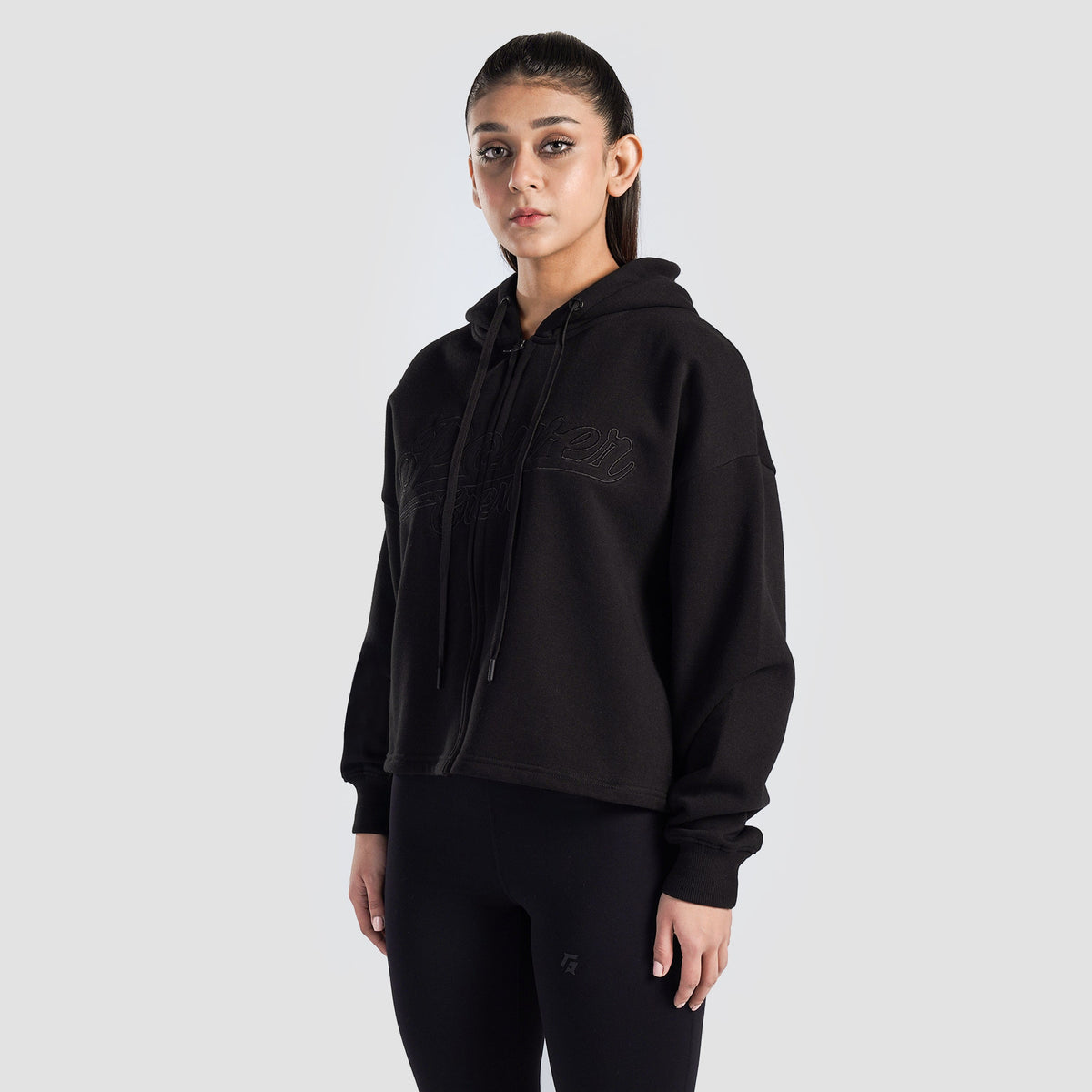 women track top zip gym jacket training outerwear back view Women Track Top GymArmour Pakistan