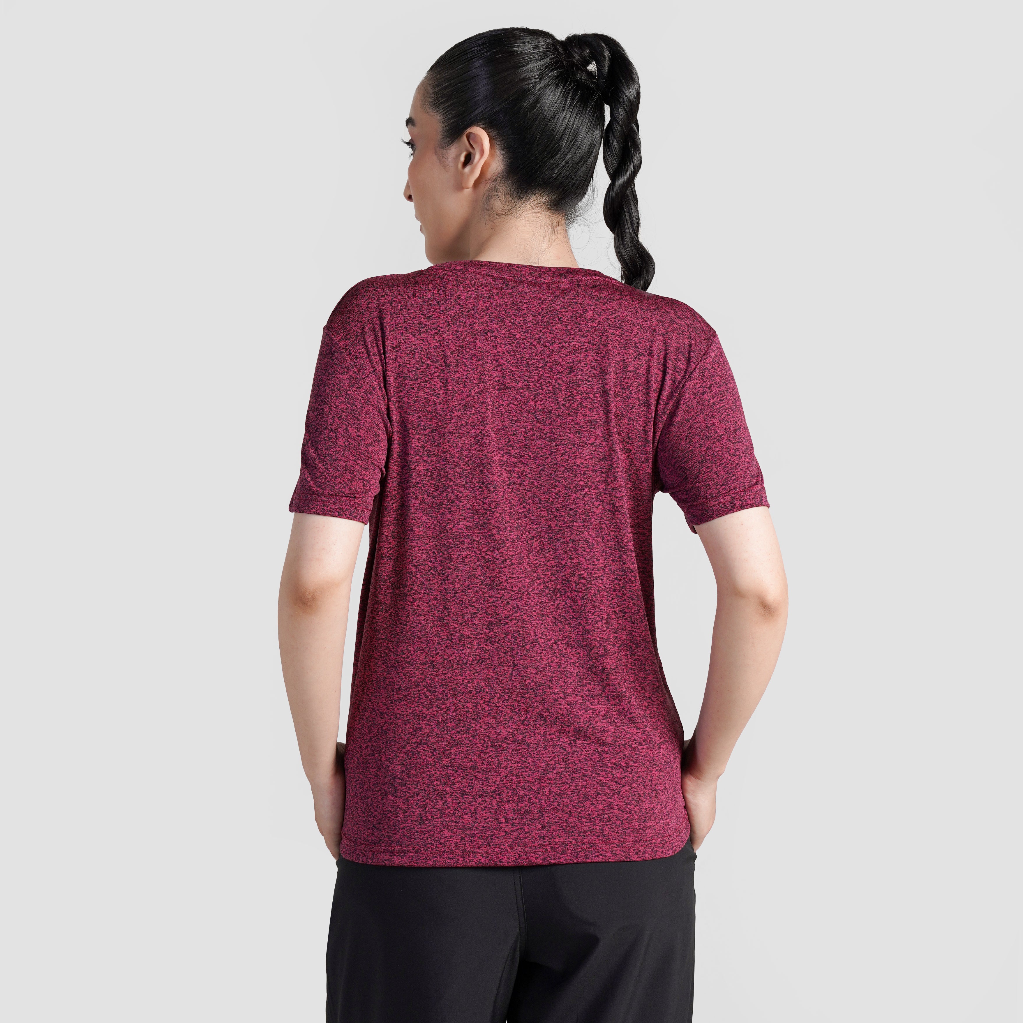 Cool Wave Tee (Maroon)