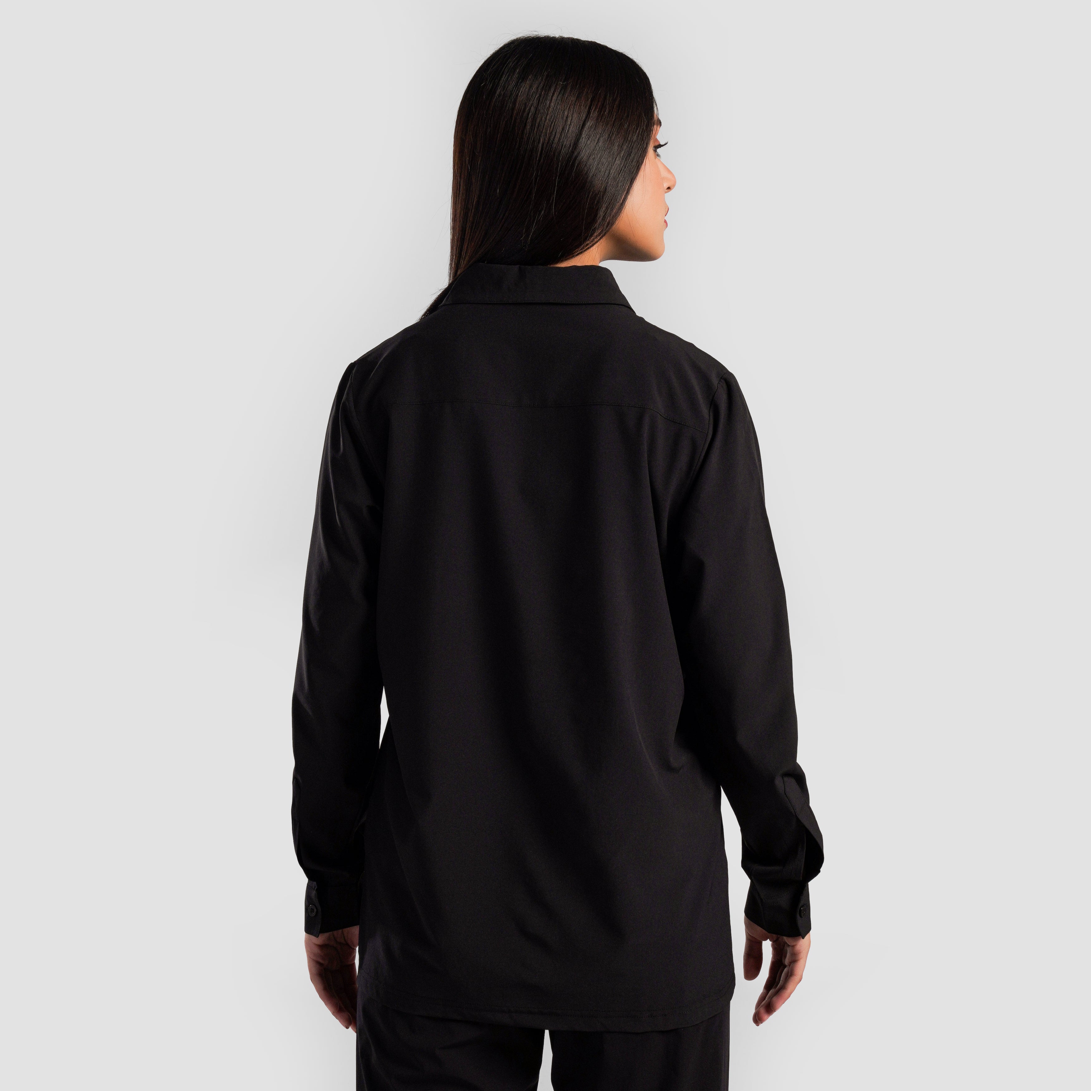 Active Edge Button Down (Black)
