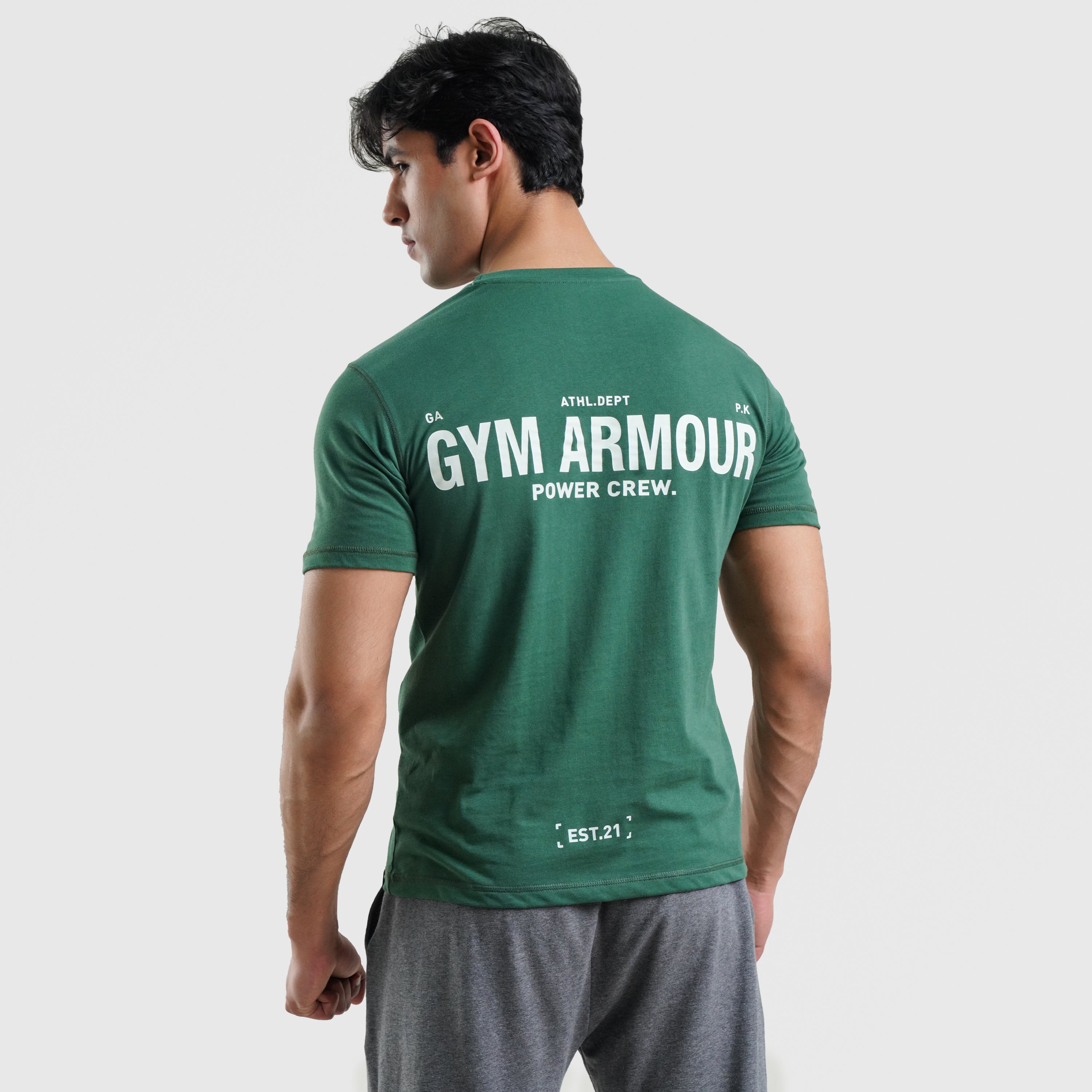 GA Wordmark Tee (Green)