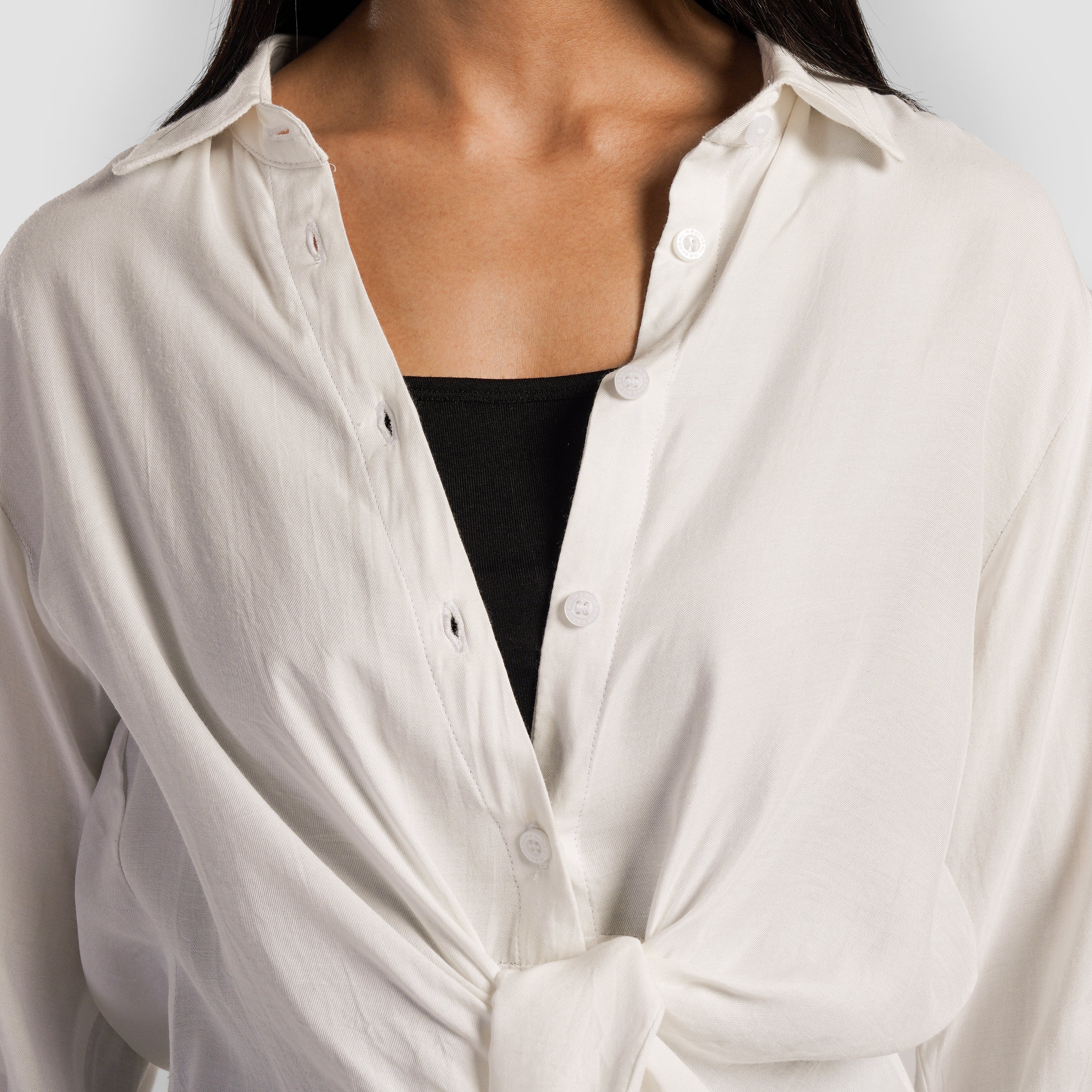 Harmony Wrap Top (White)