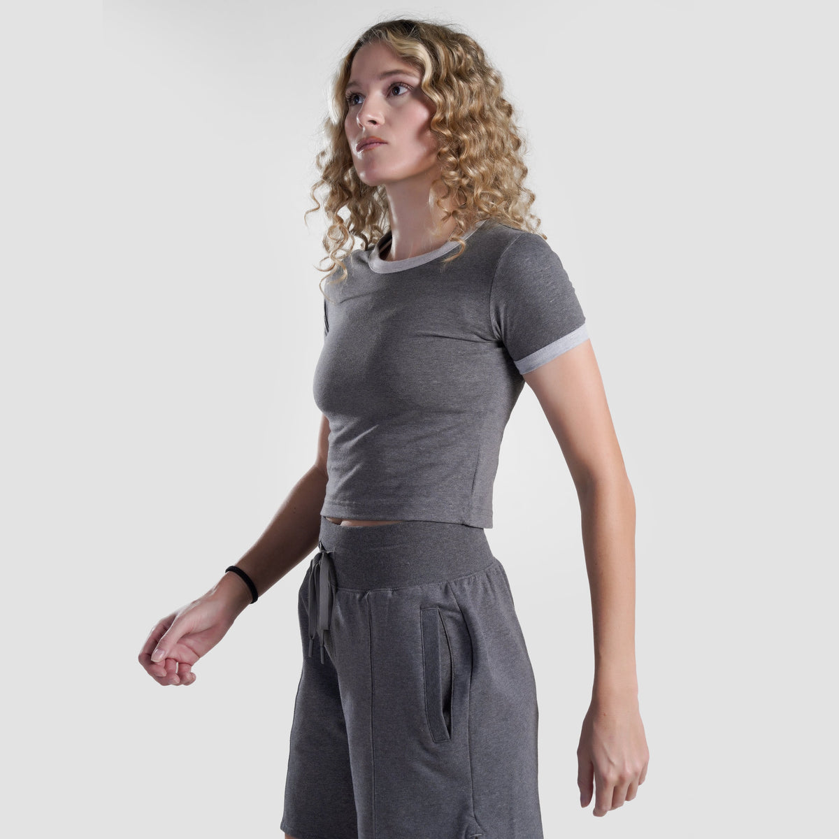 women gym t-shirt sportswear breathable workout tee fit view Women T-Shirt GymArmour Pakistan