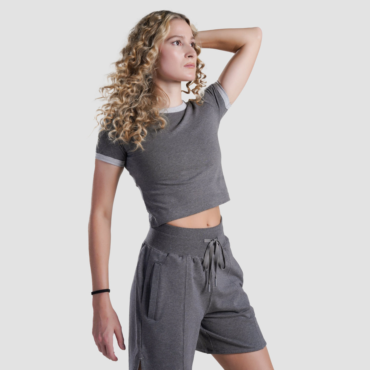women gym t-shirt sportswear breathable workout tee side view Women T-Shirt Gym Armour Pakistan