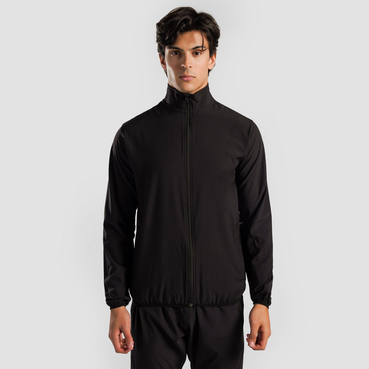 men track top zip gym jacket training outerwear front view Men Track Top Gym Armour Pakistan