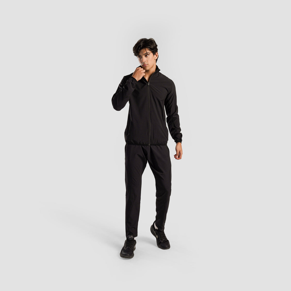 men track top zip gym jacket training outerwear lifestyle view Men Track Top GymArmour Pakistan