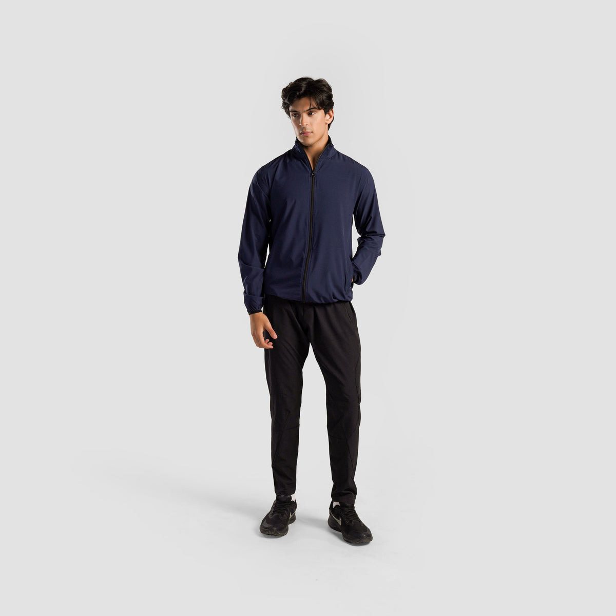 men track top zip gym jacket training outerwear fabric detail Men Track Top Gym Armour Pakistan