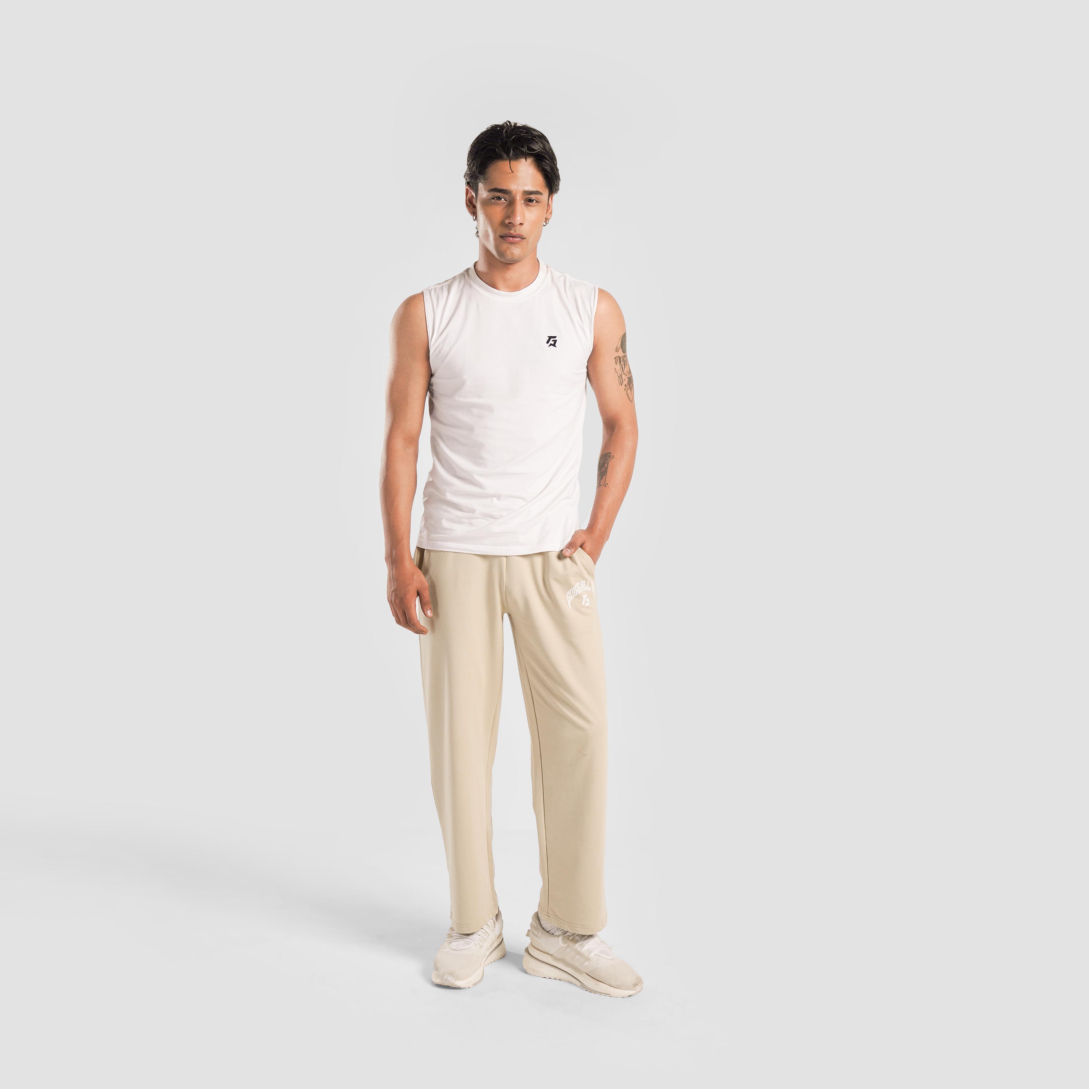 Muscle Oversized Trousers 2.0 (Beige)