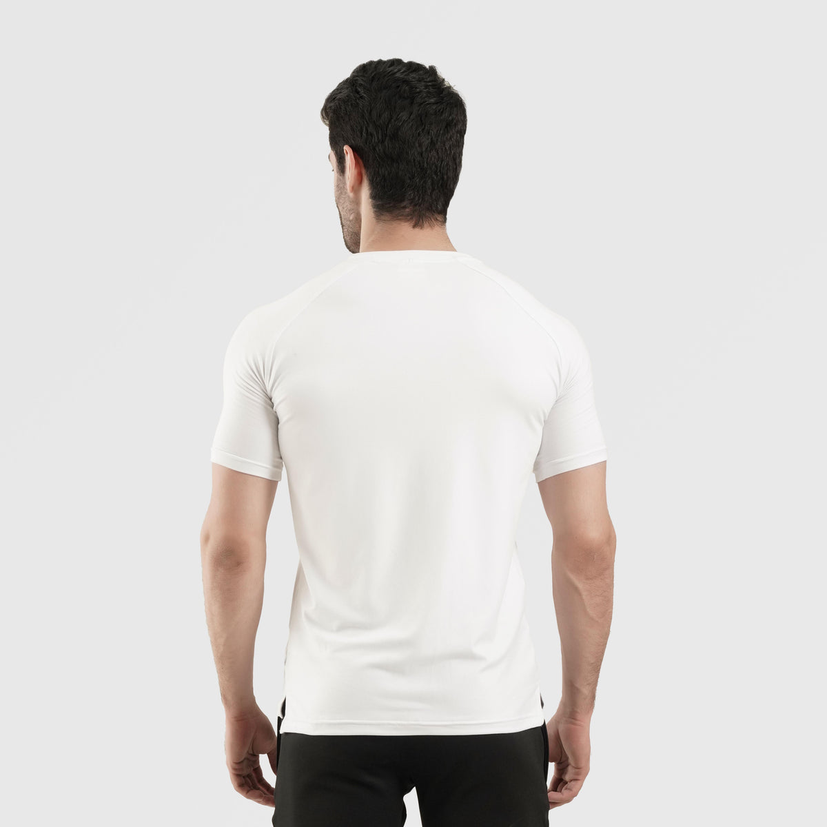 men gym t-shirt sportswear breathable workout tee back view Men T-Shirt Gym Armour Pakistan