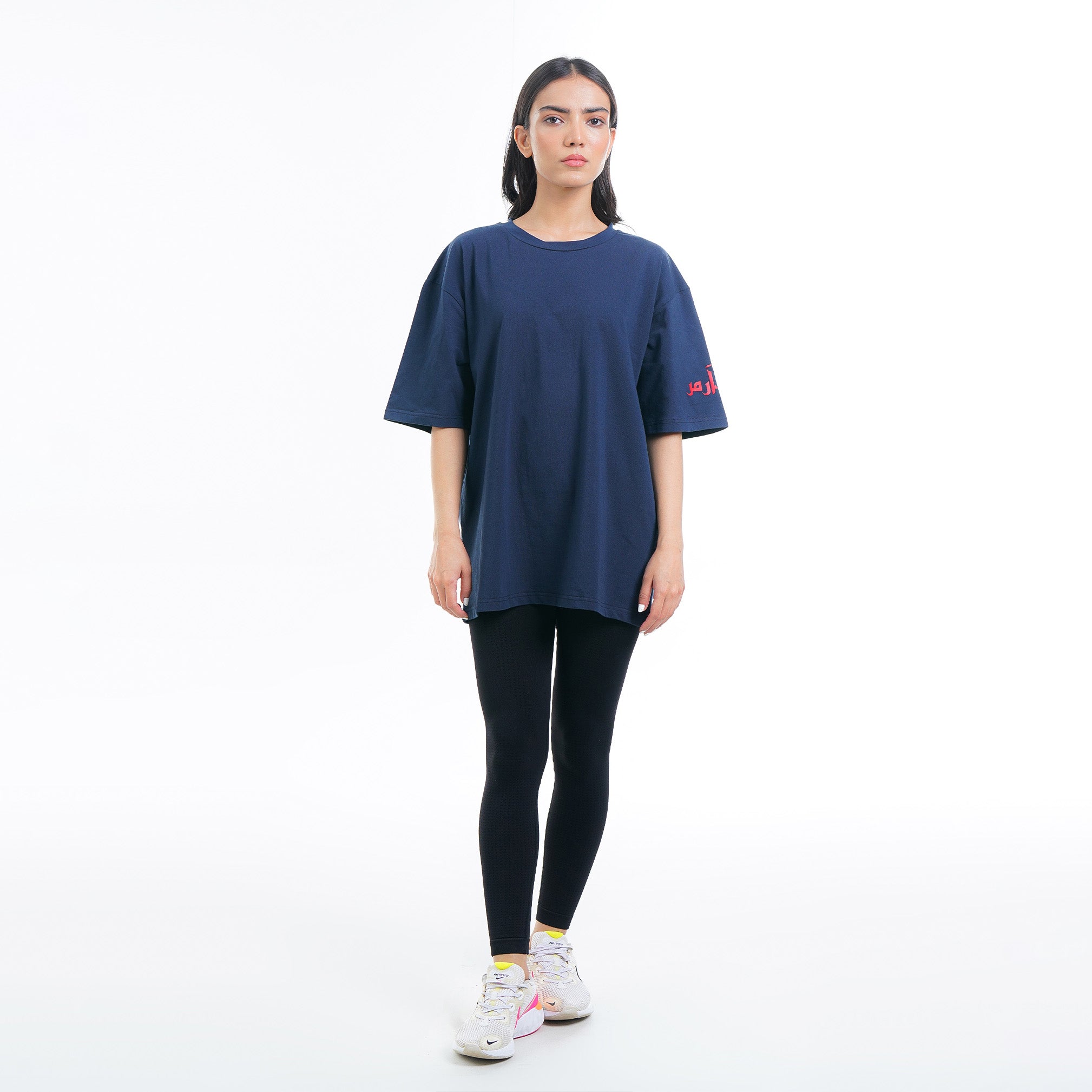 Sleeve Reflector Tee (Navy)