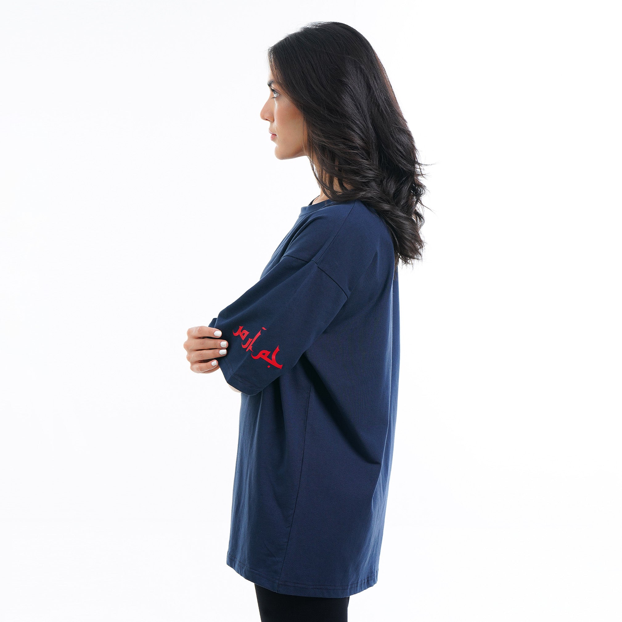 Sleeve Reflector Tee (Navy)