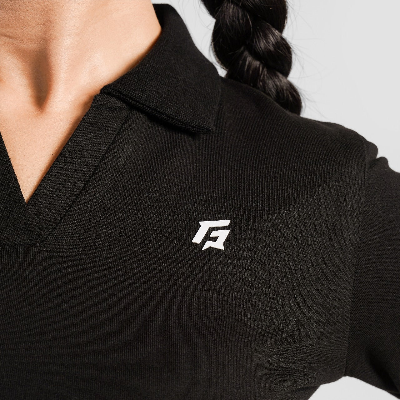 Collared Top (Black)