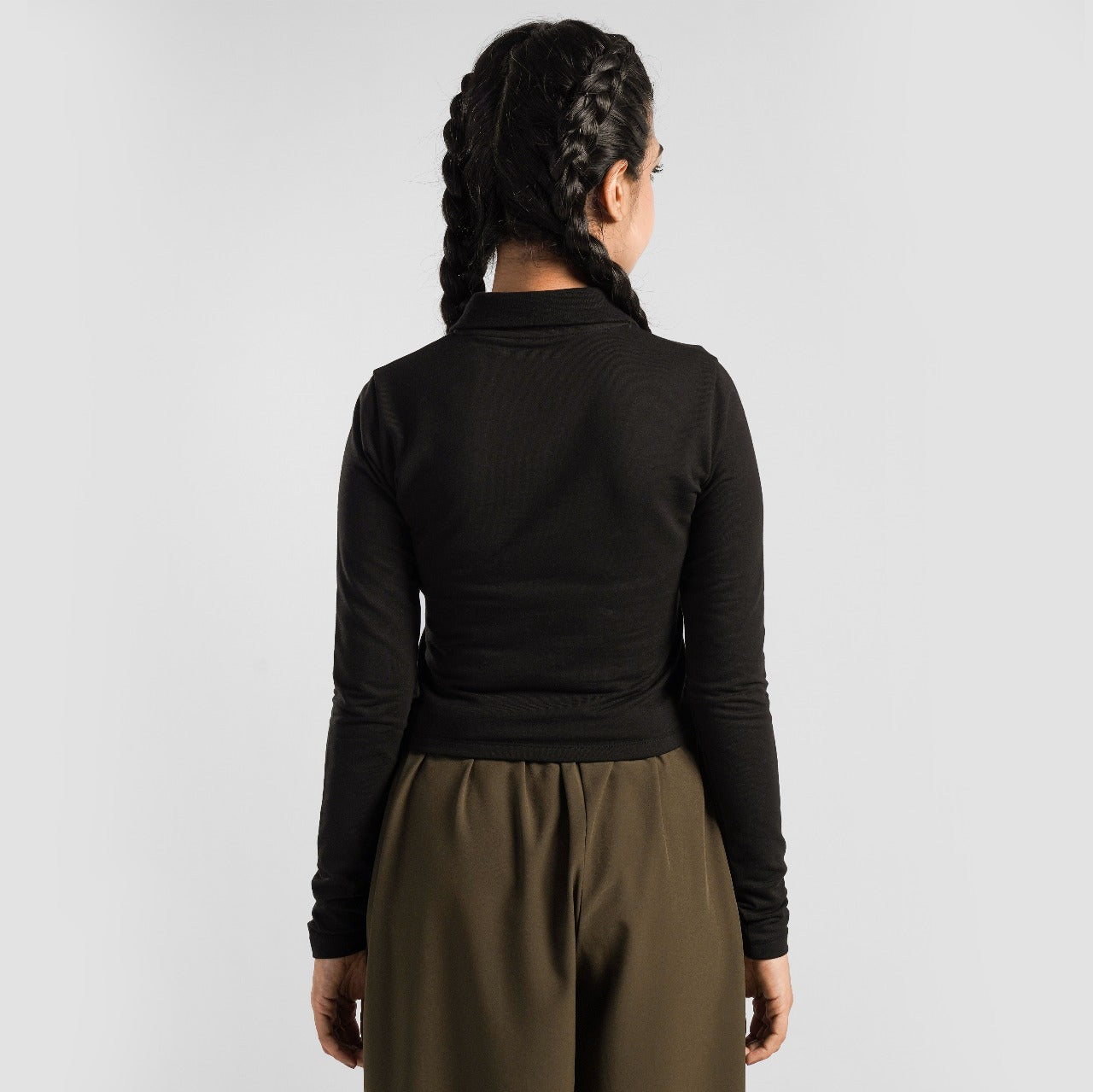 Collared Top (Black)