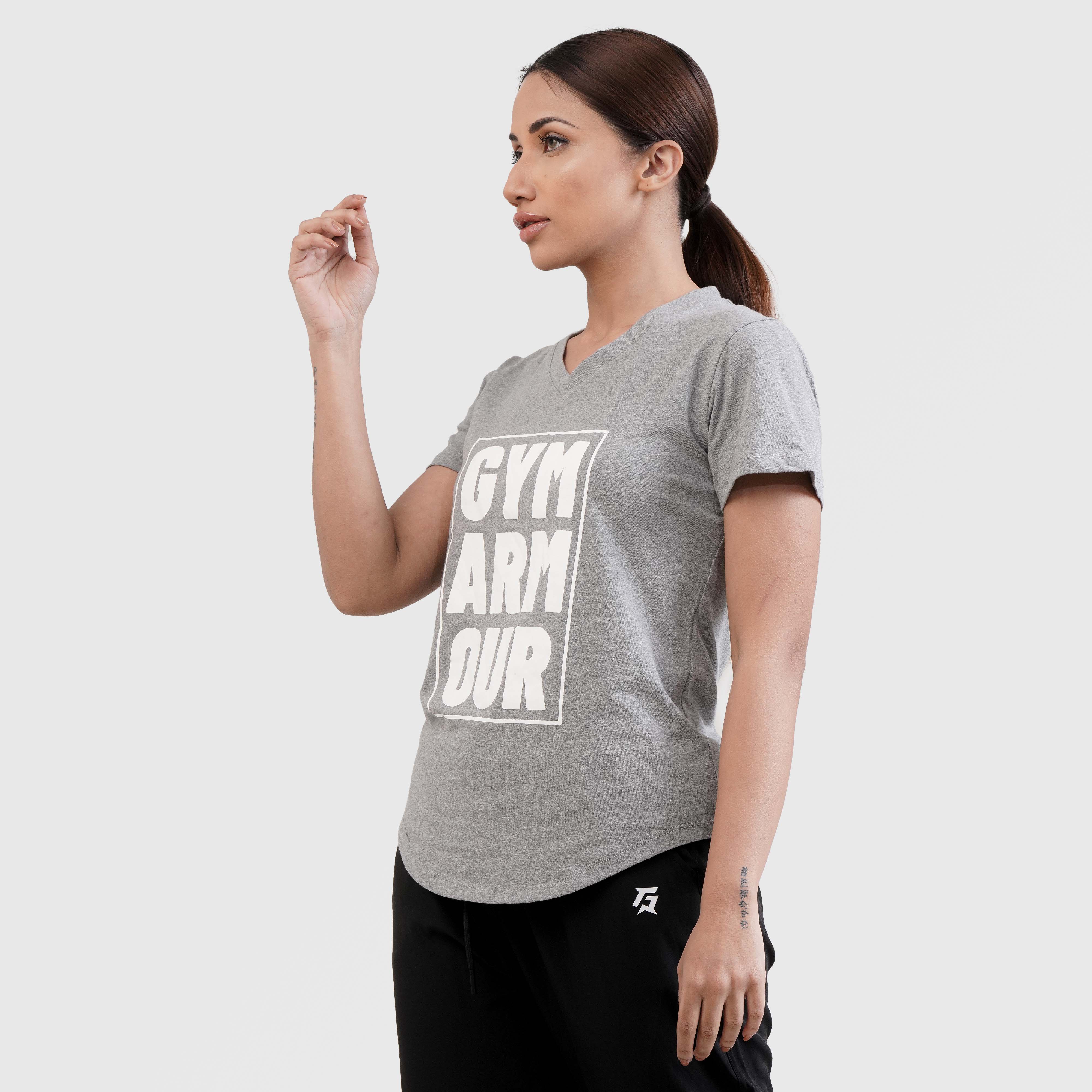 Gym Armour Tee 2.0 (Heather Grey)